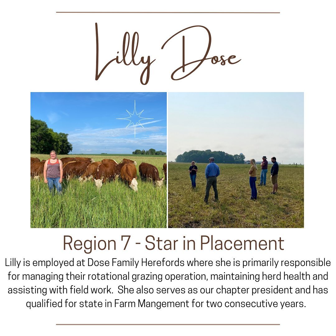 Sibley East FFA - Congratulations to Lilly Dose for being... | Facebook