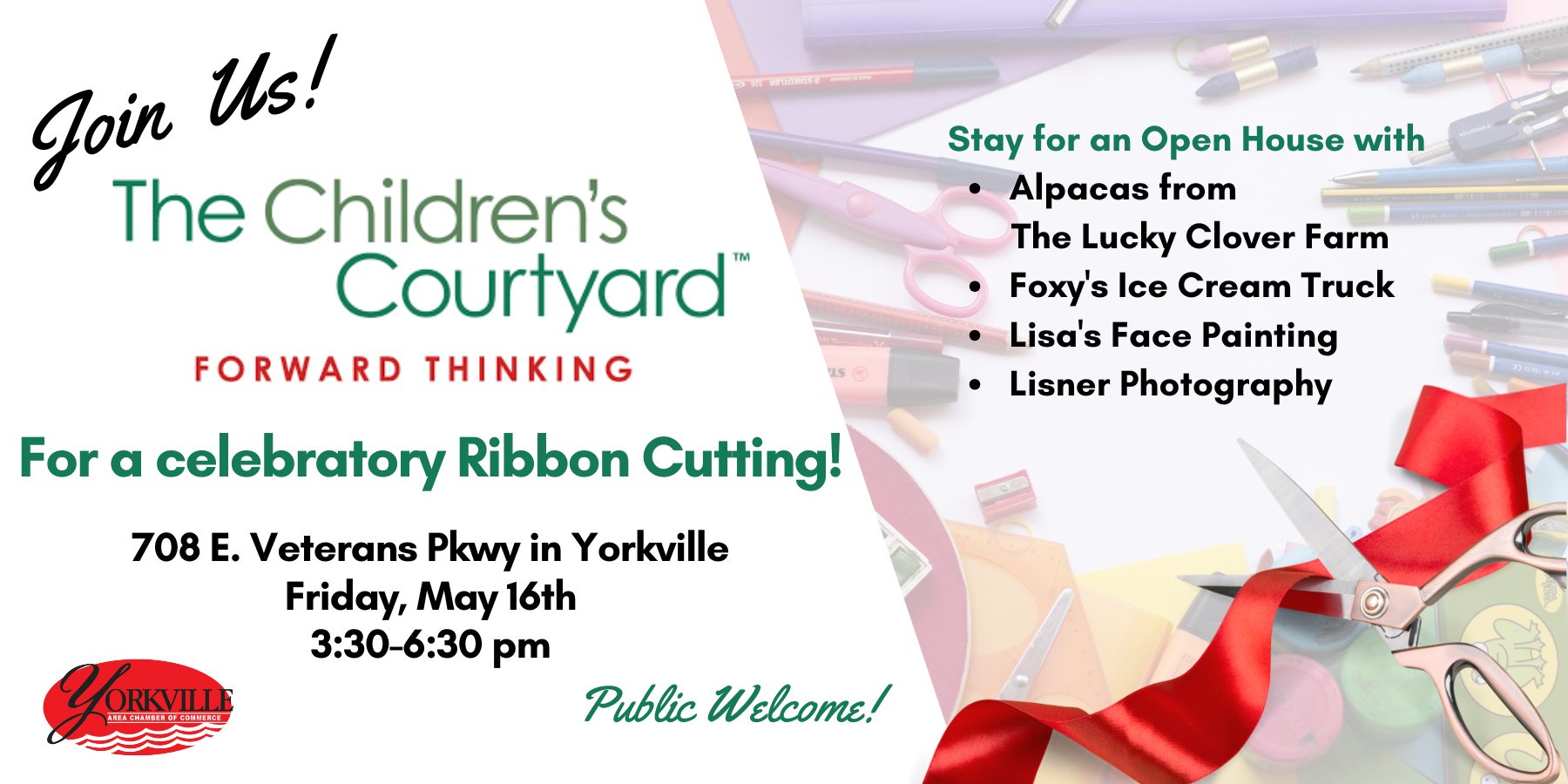 Ribbon Cutting: The Children's Courtyard