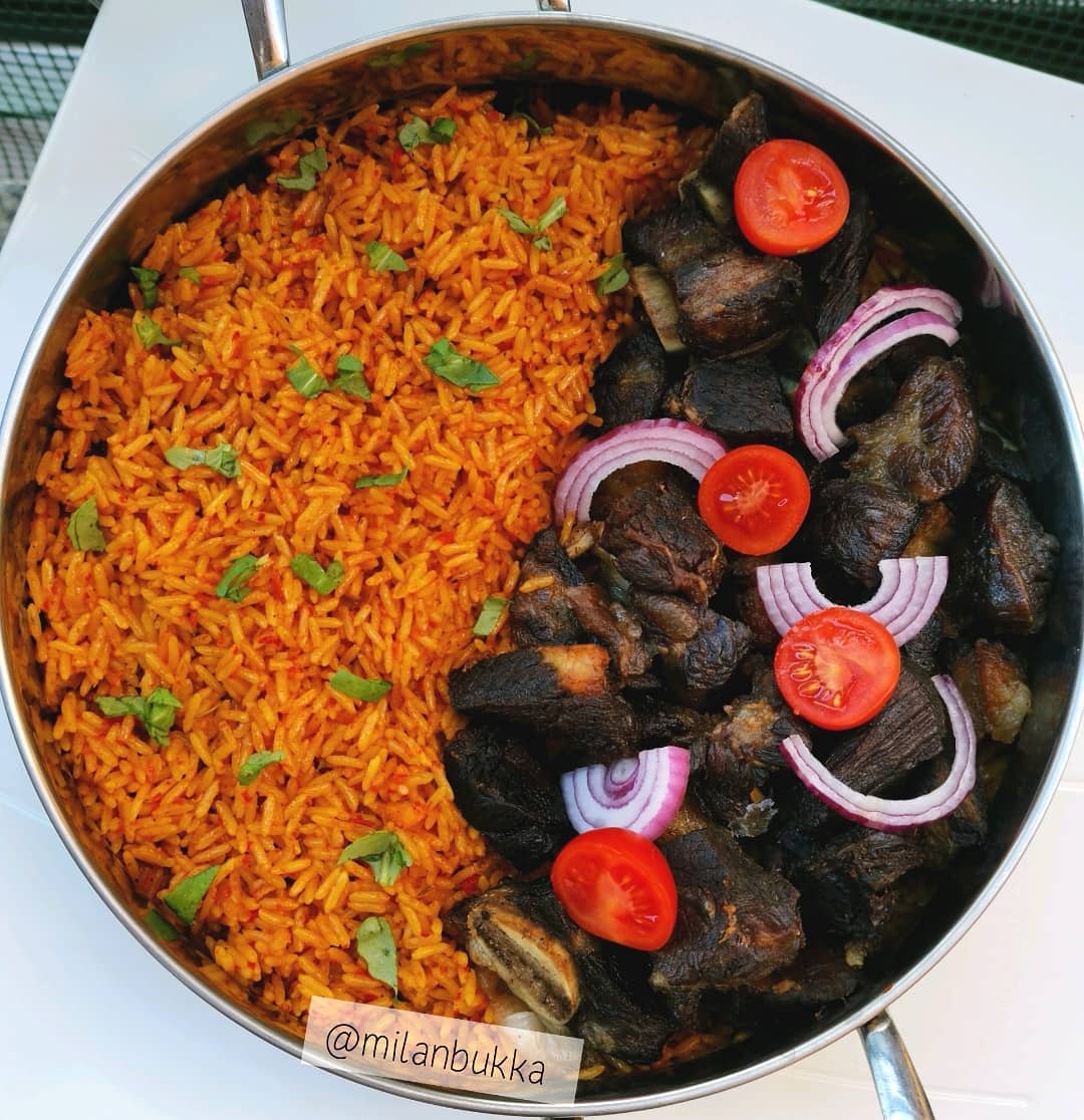 Milan - It's a Flash back Jelllof Rice😍😍👍🌺 the Jelllof Rice is making ...
