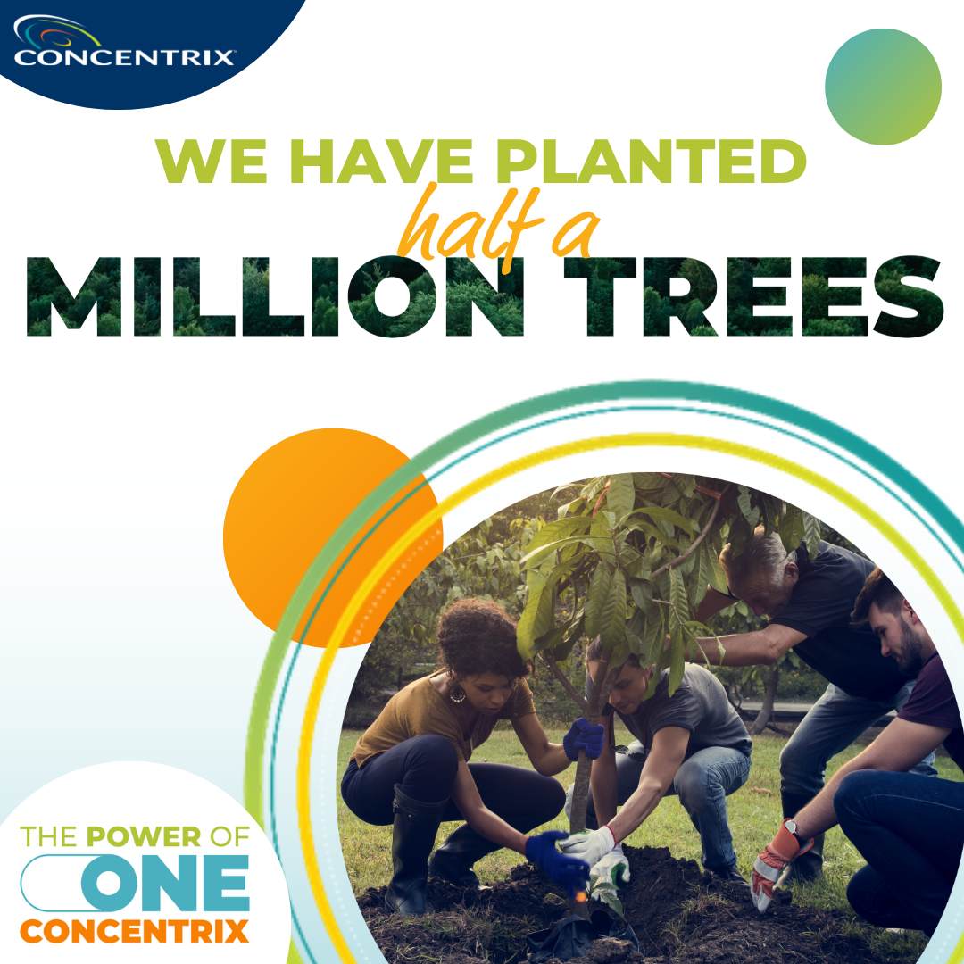 Concentrix UK - Celebrating planting half a million trees! 🥳🌳 We're ...