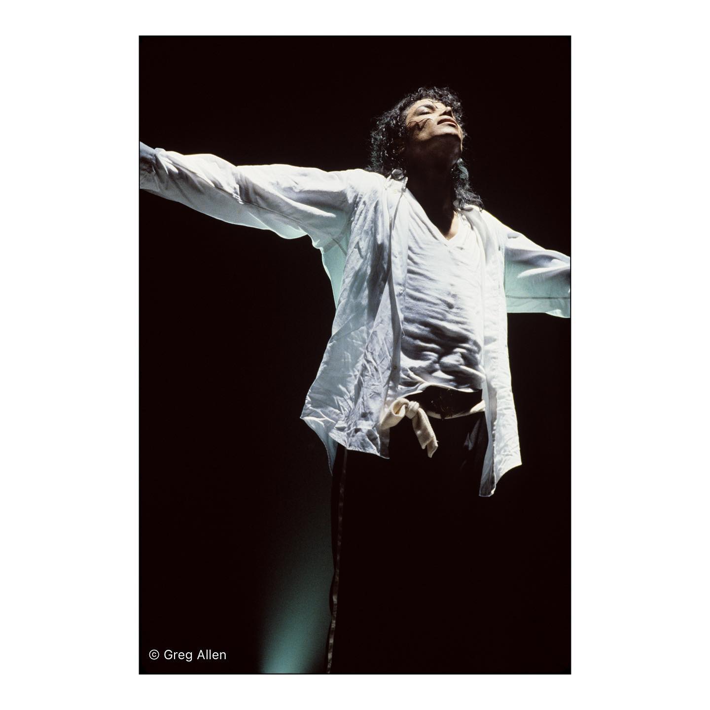 Michael Jackson performed the final date of the BAD World Tour in 