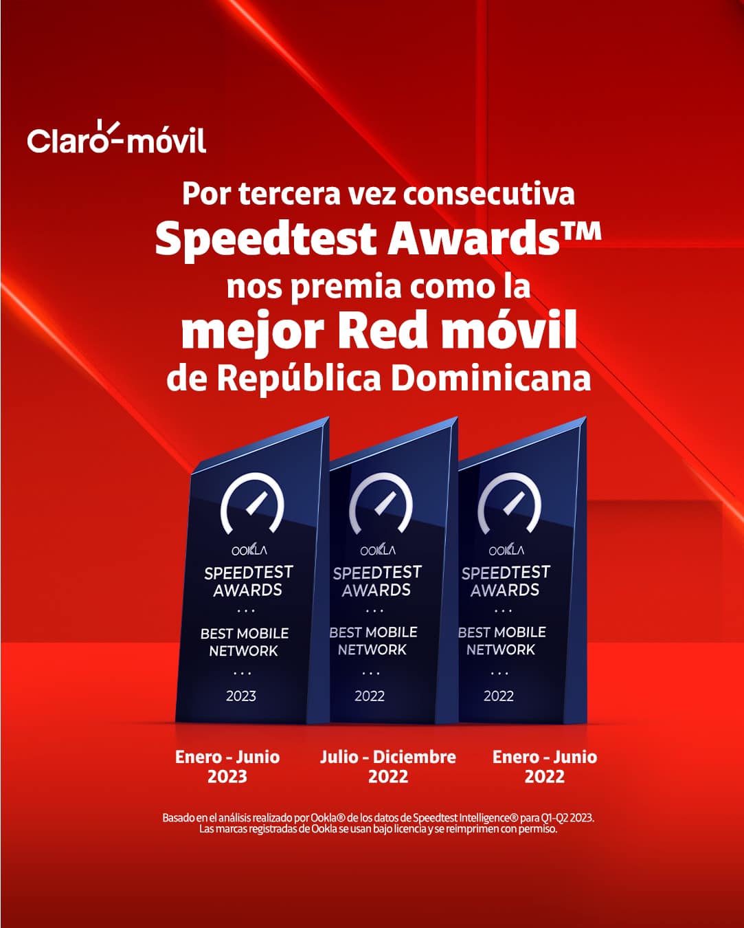 Claro RD - Nuevamente nuestra Red móvil es reconocida como... | Facebook