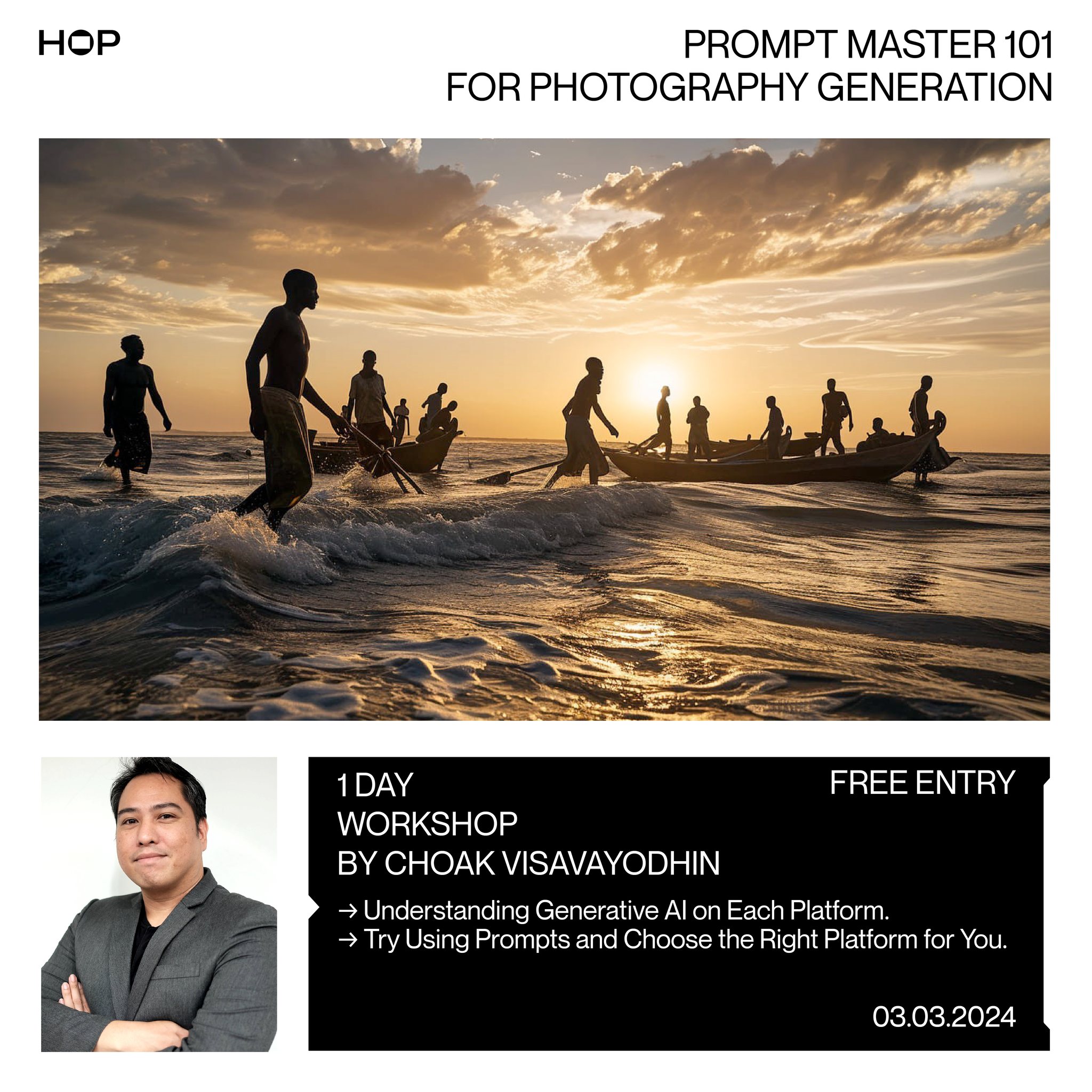 HOP - Prompt Master 101 for Photography Generation. 1 Day Workshop by ...