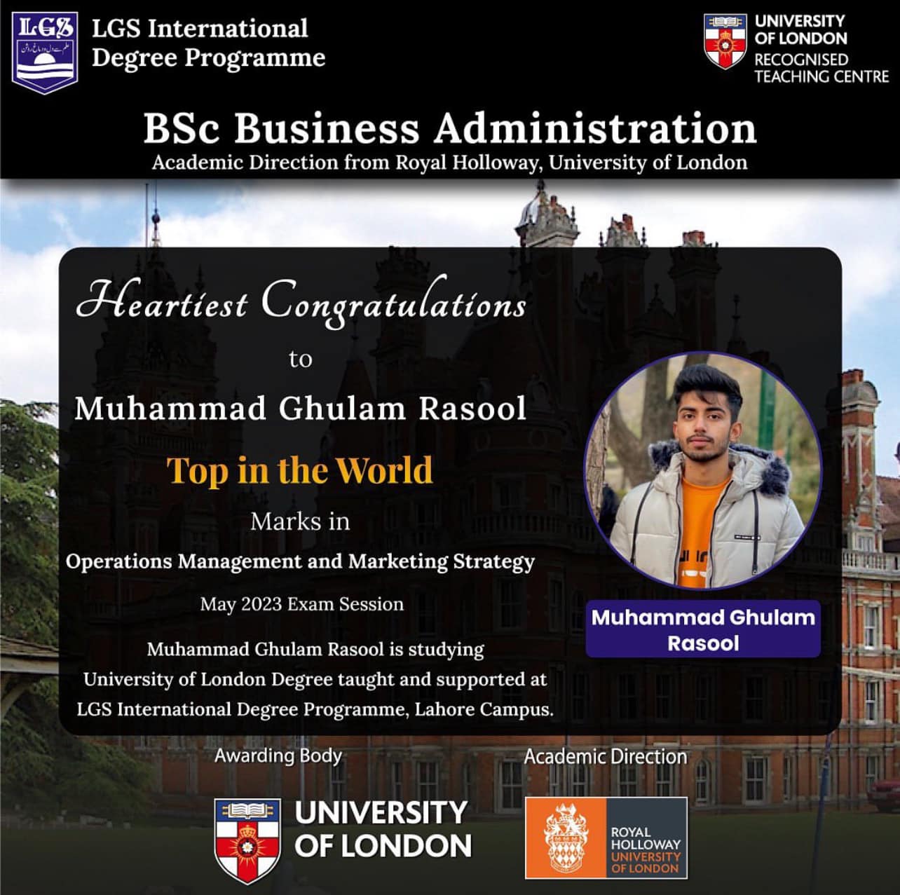 Muhammad Ghulam Rasool