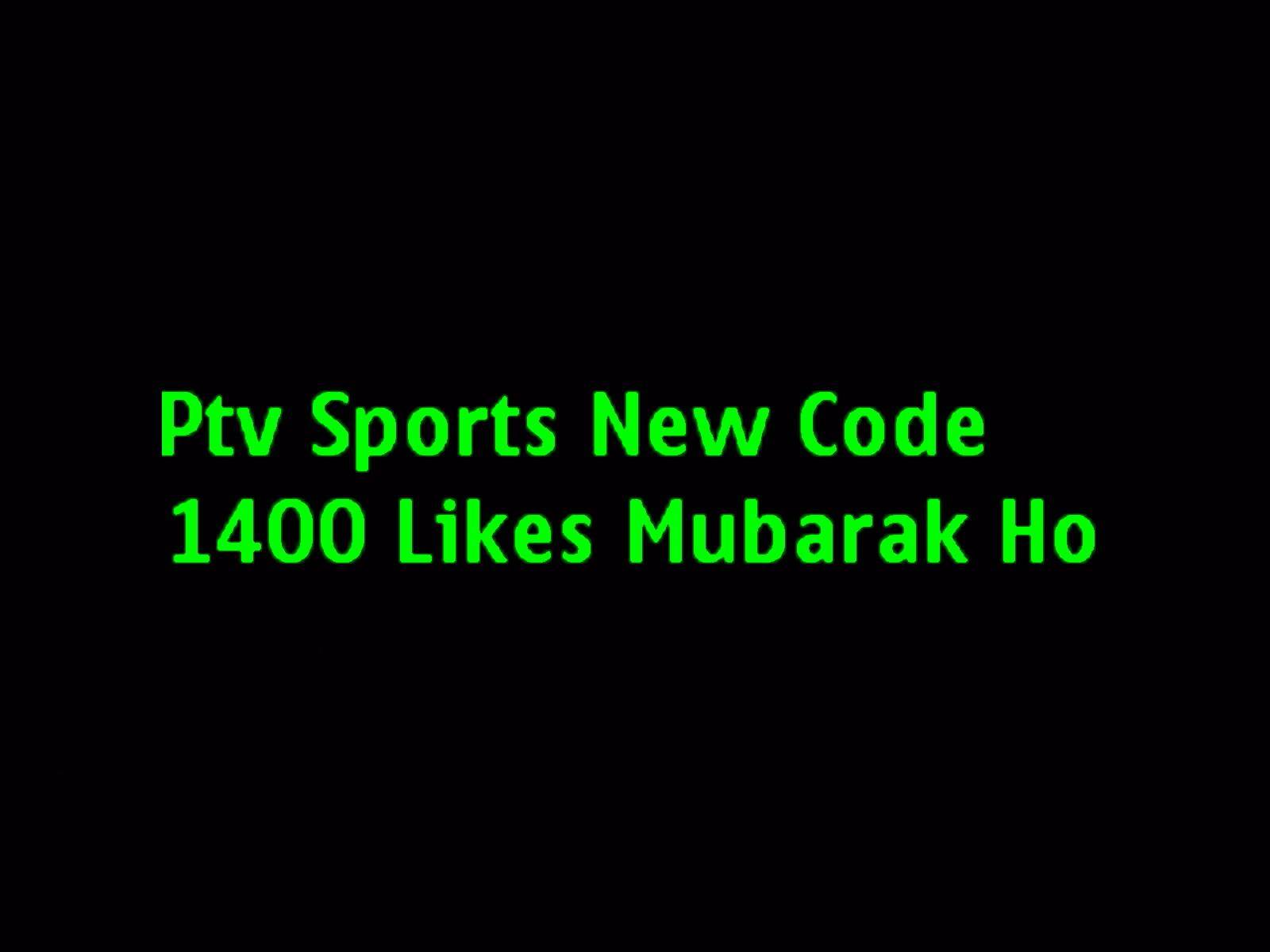 Ptv sports new code