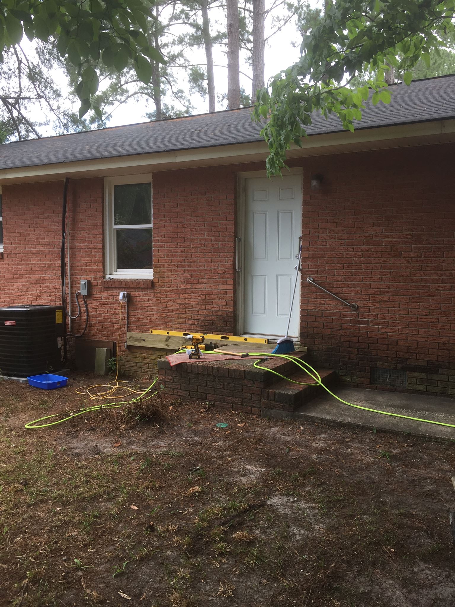 New deck with ramp and roof - Southern Roots Services LLC
