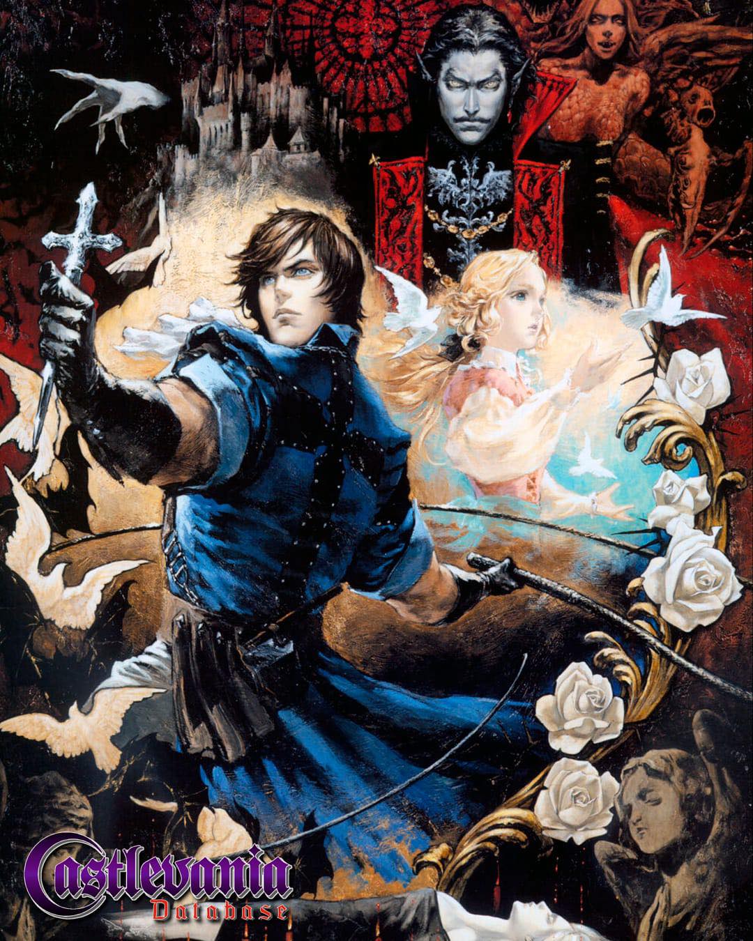 Castlevania: The Dracula X Chronicles — Key Artwork」