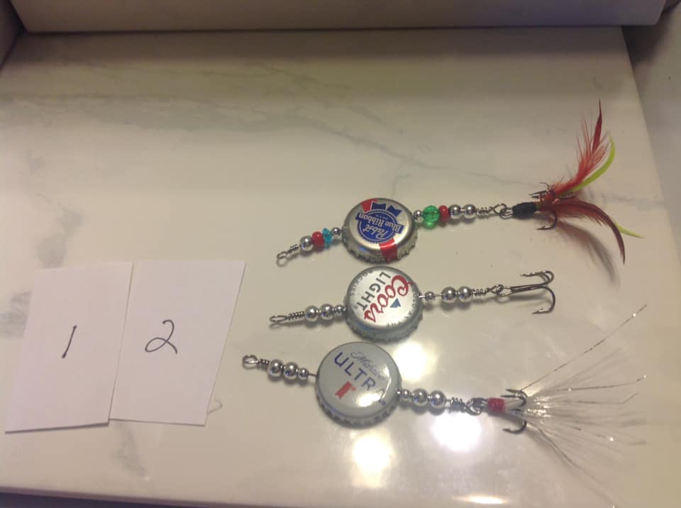 bottle cap spinner fishing lure pictures  Lake of the Woods Brewing Company and craft beer lover Homemade Fishing Lures: Spinner Bottle
