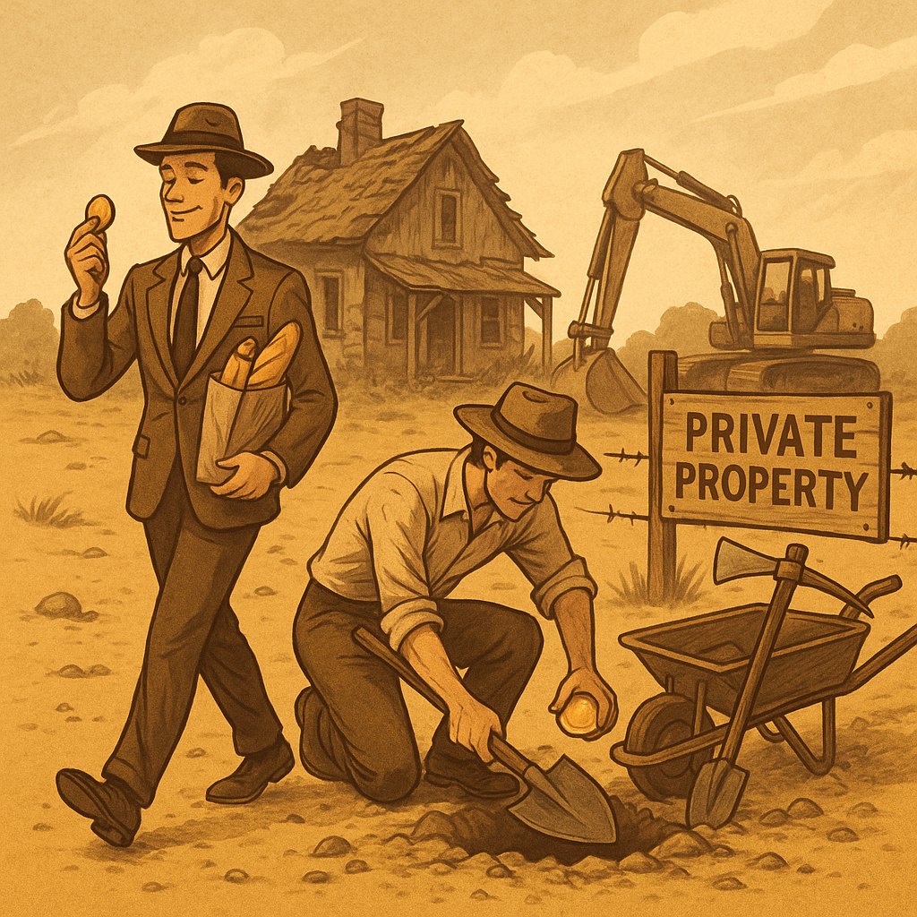 Classic - 🌱 Two men found a coin. Only one found a future. Once upon a ...