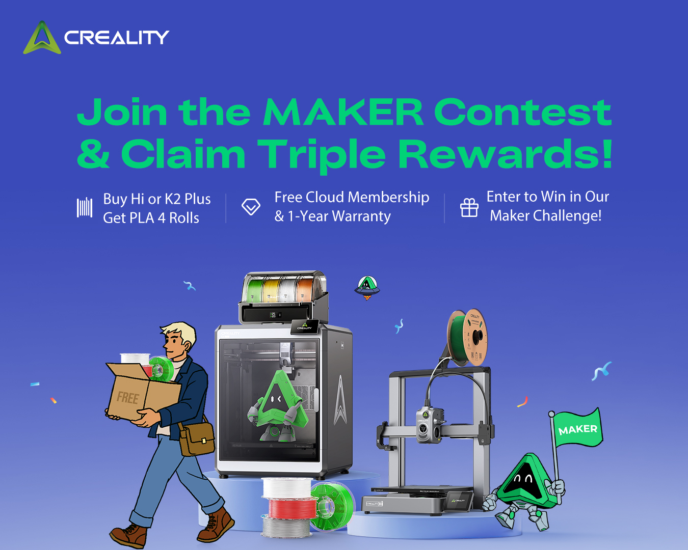 Creality - 🎉 Let’s Make a MAKER – Verdopple deine Belohnungen! Ein ...