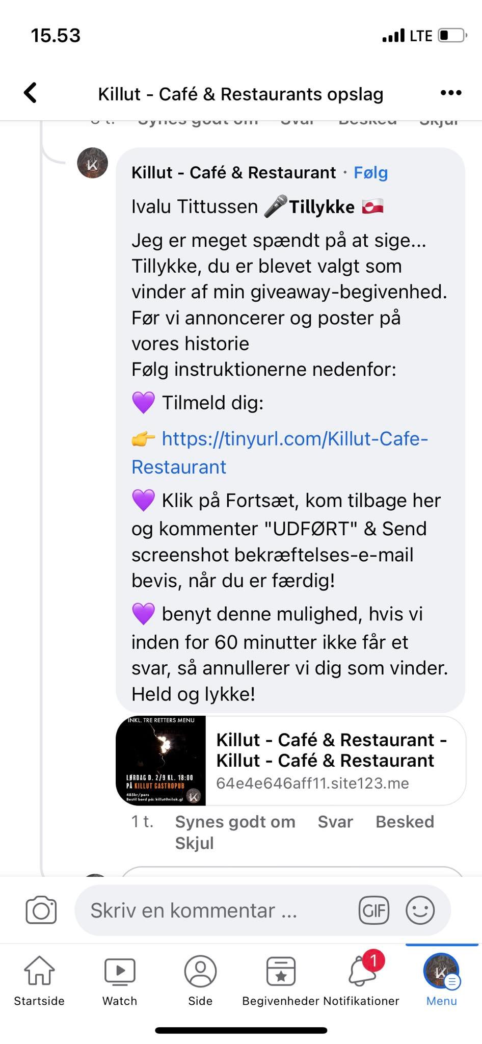 Killut - Event - Fake profil & spam‼️ Ajoraluartumik...