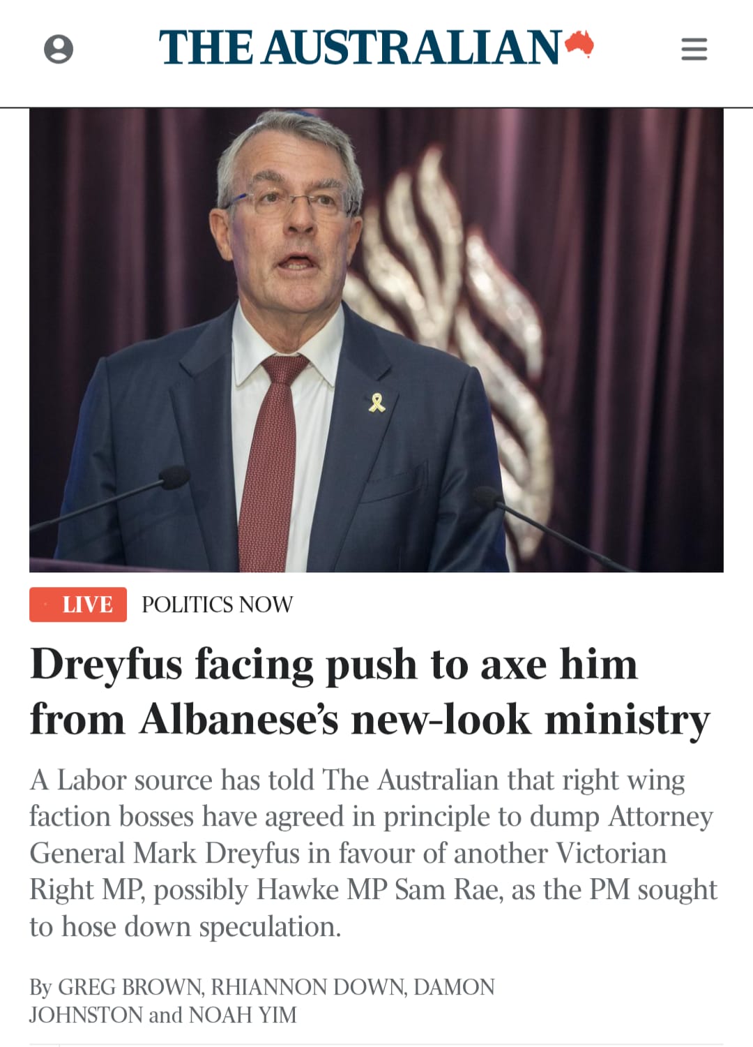 He may have Jewish... - Australian Jewish Association - AJA | Facebook