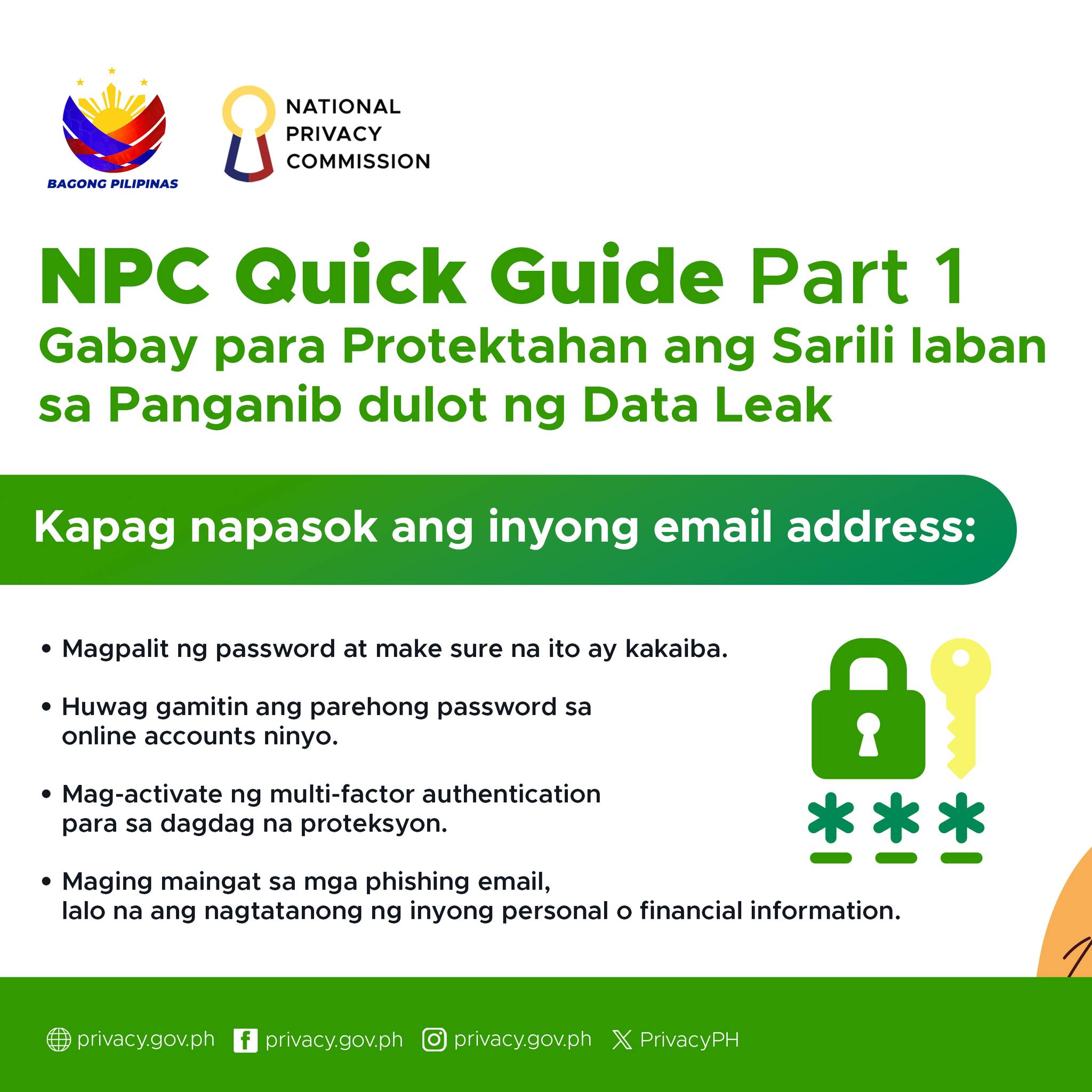 Alam n'yo ba kung paano... - National Privacy Commission
