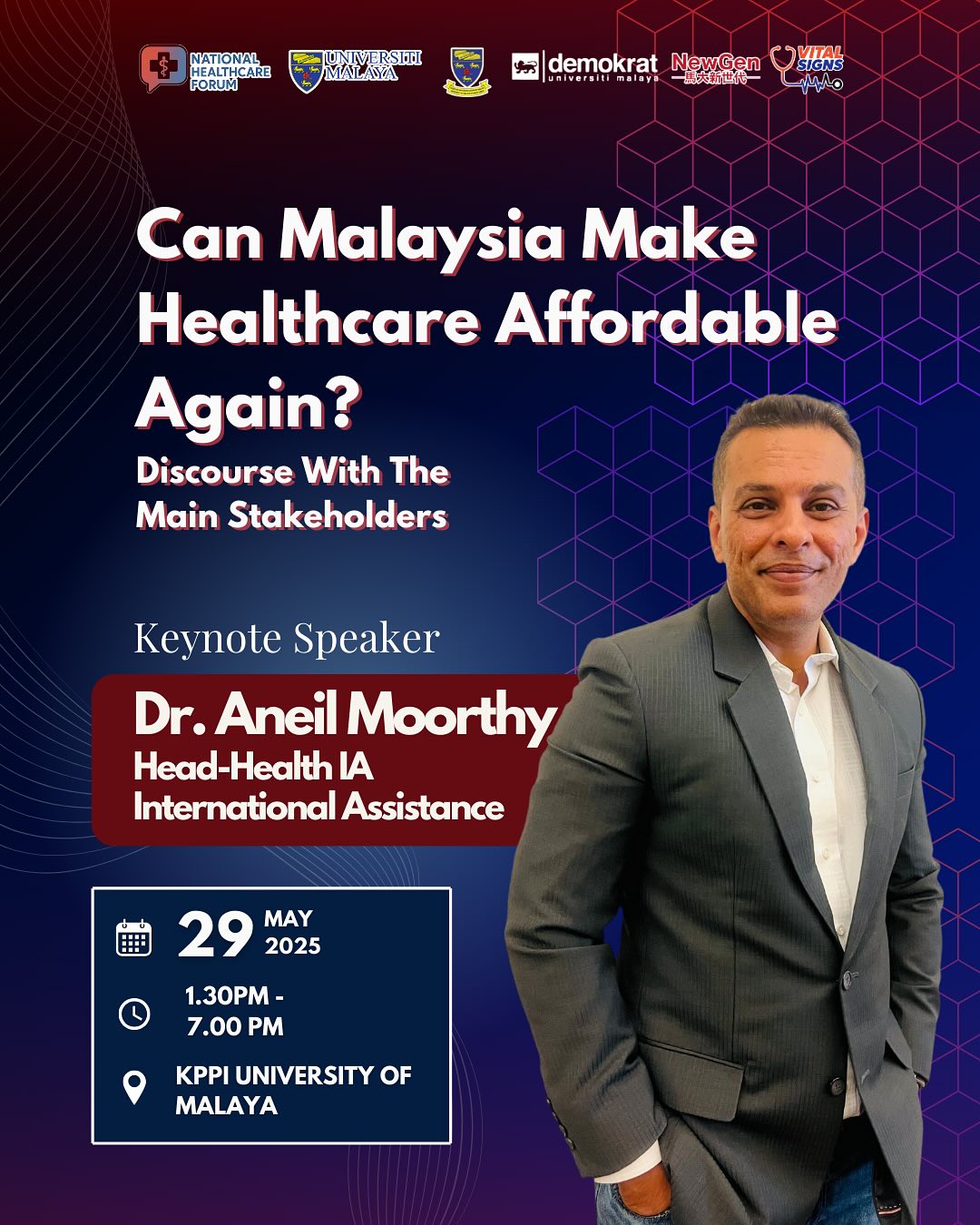 🌟 KEYNOTE SPEAKER SPOTLIGHT: DR. ANEIL MOORTHY 🌟 We are honoured to ...
