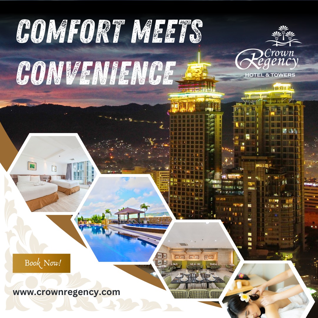 Crown - Cebu’s skyline. Your staycation backdrop. 🏙️ Where comfort ...