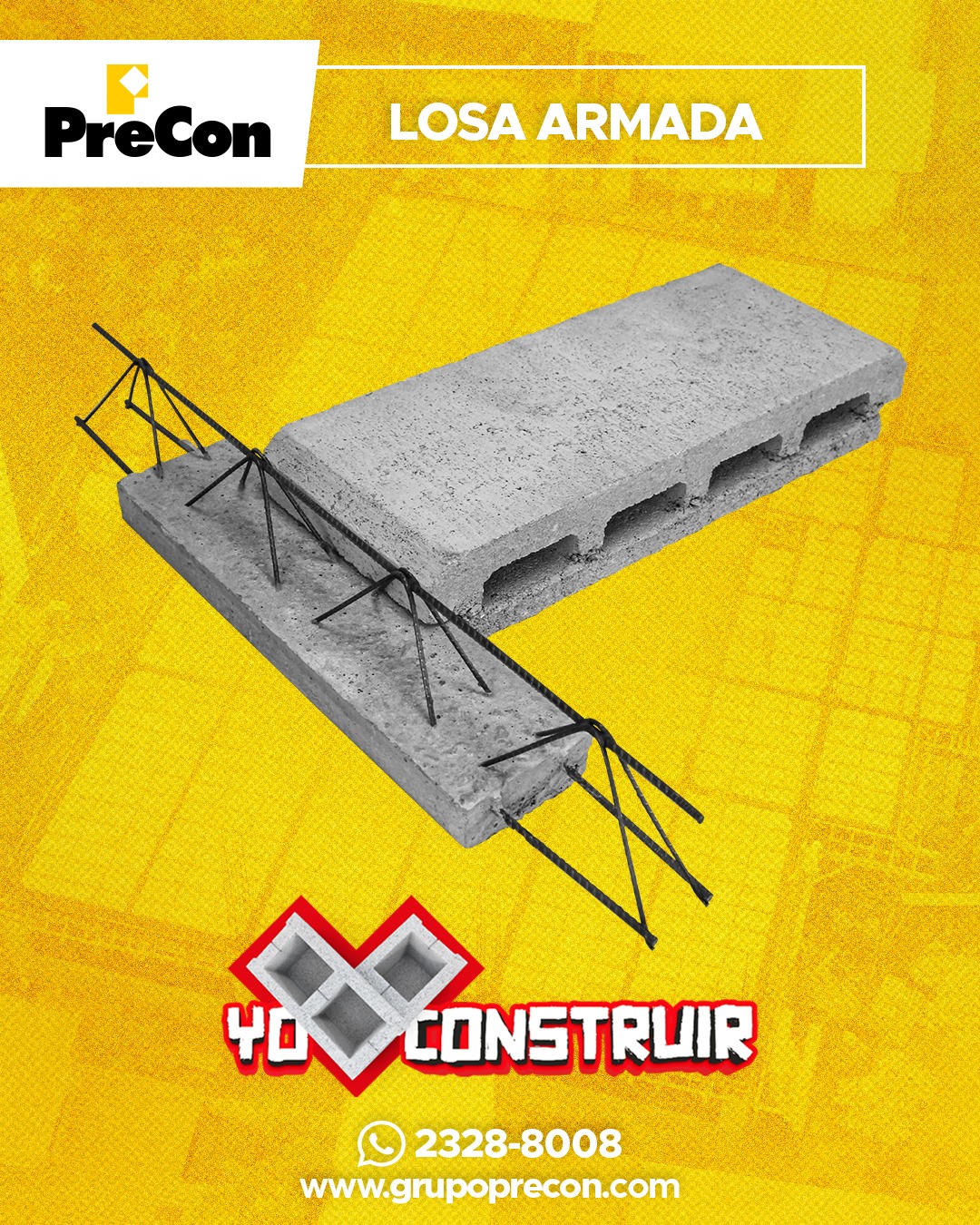 Precon - El sistema de losa armada es ideal para la...