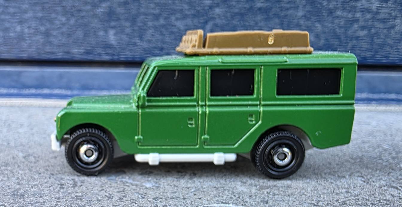 Zebra striped Land Rover models inspired by African safari vehicles