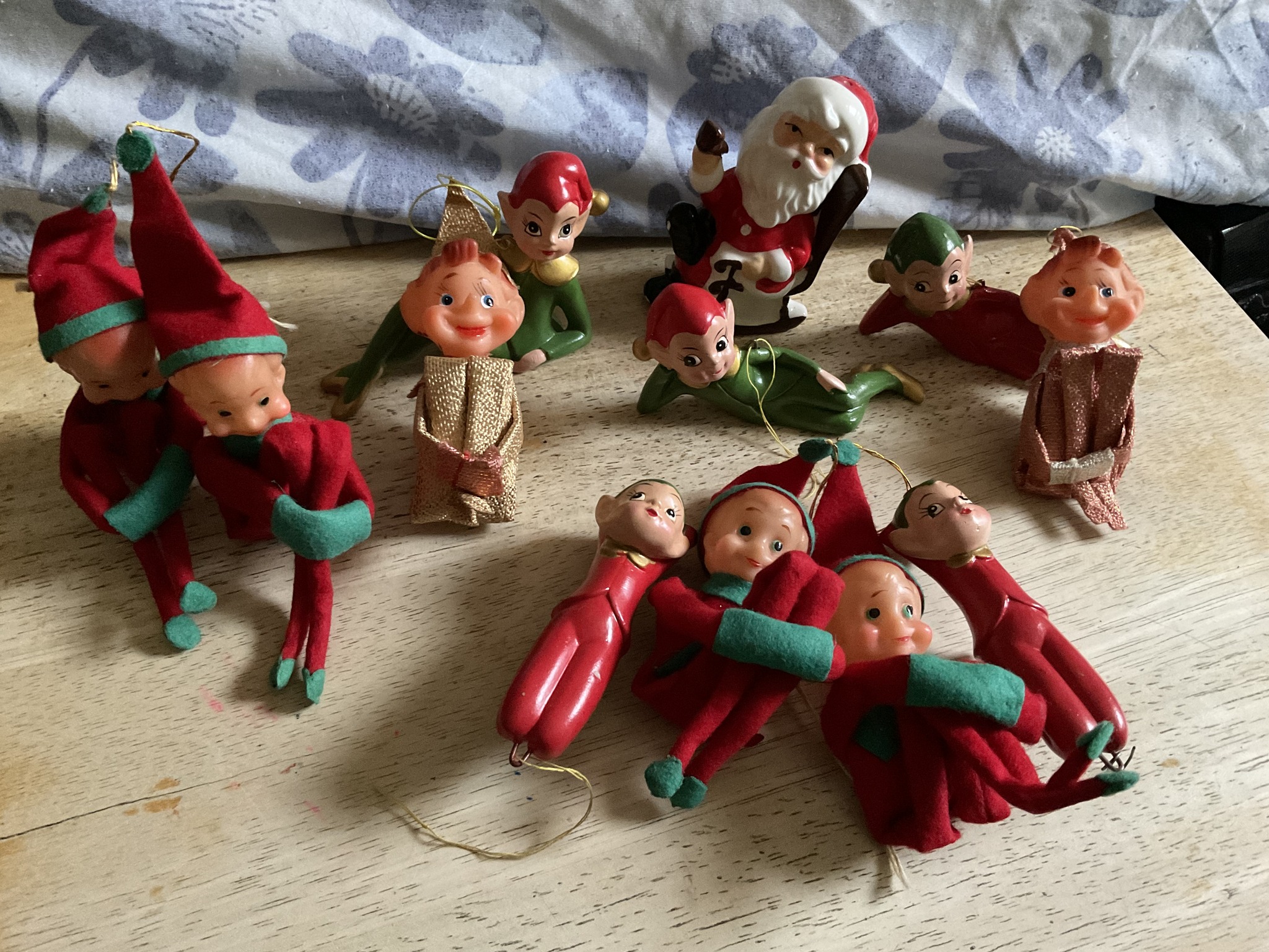Vintage Japanese ornaments found in secondhand discards