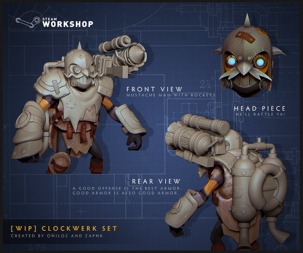 Wykrhm Reddy - Clockwerk is next on the list for cosmetics and some ...