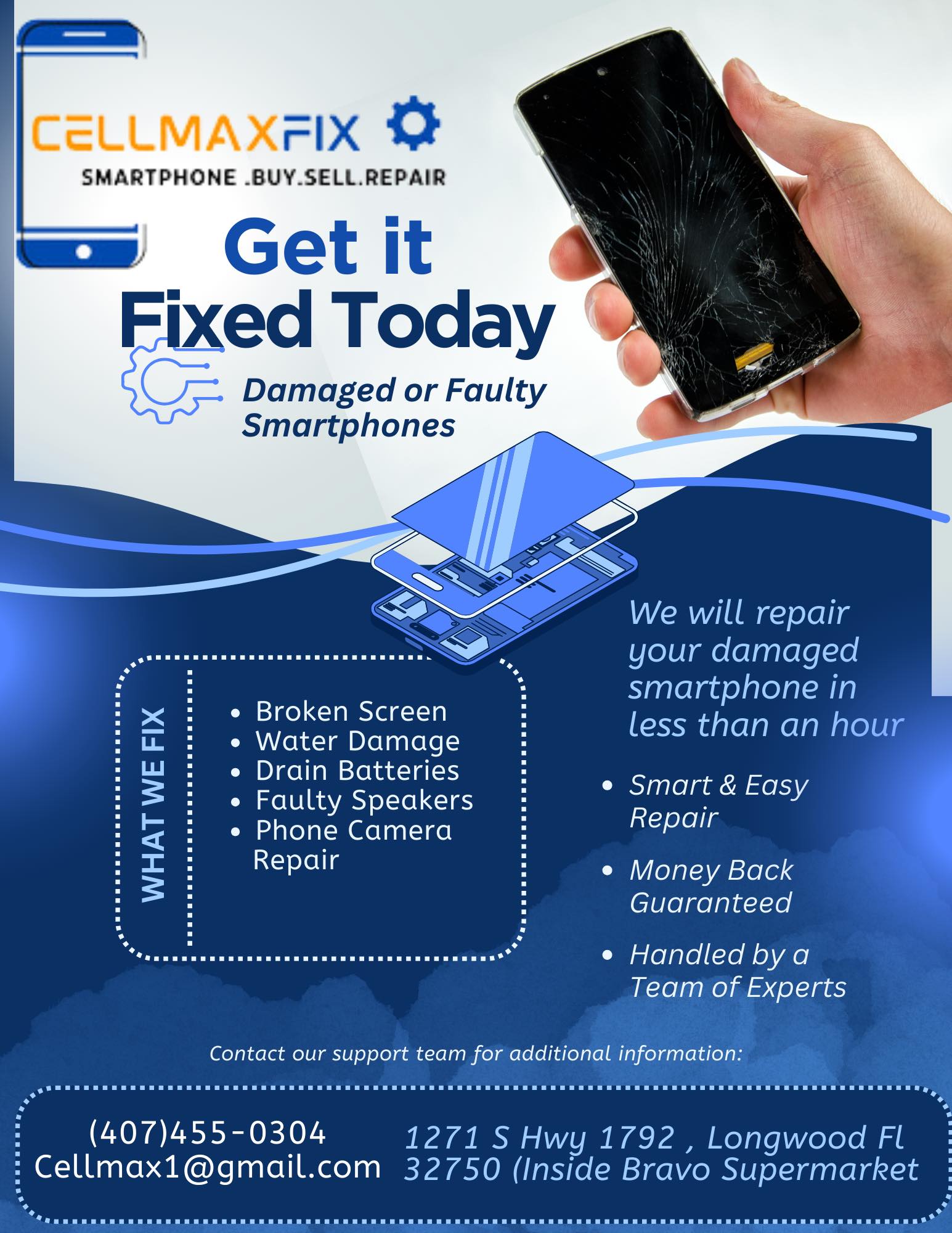 CellmaxFix Repair | Longwood FL