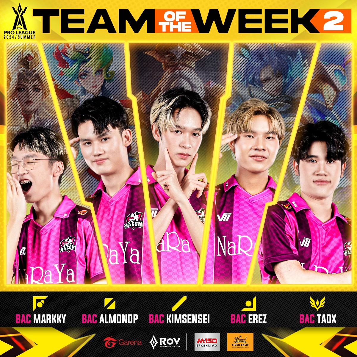 มาแล้ว! 𝐓𝐞𝐚𝐦 𝐨𝐟 𝐭𝐡𝐞 𝐖𝐞𝐞𝐤🏆... - Garena RoV Thailand