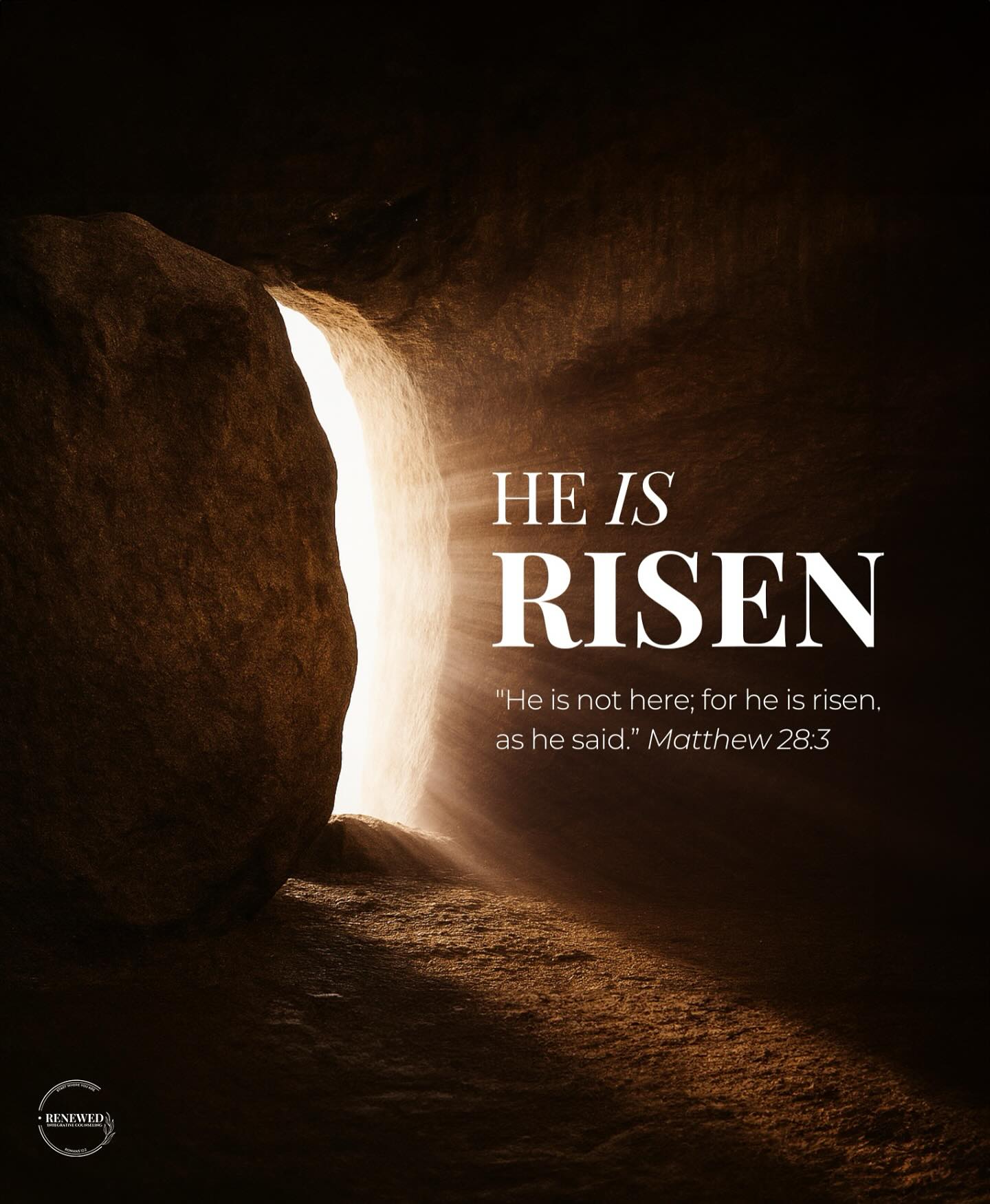 Renewed - He is Risen! Hope is Alive! ️ The grave couldn’t hold Him ...