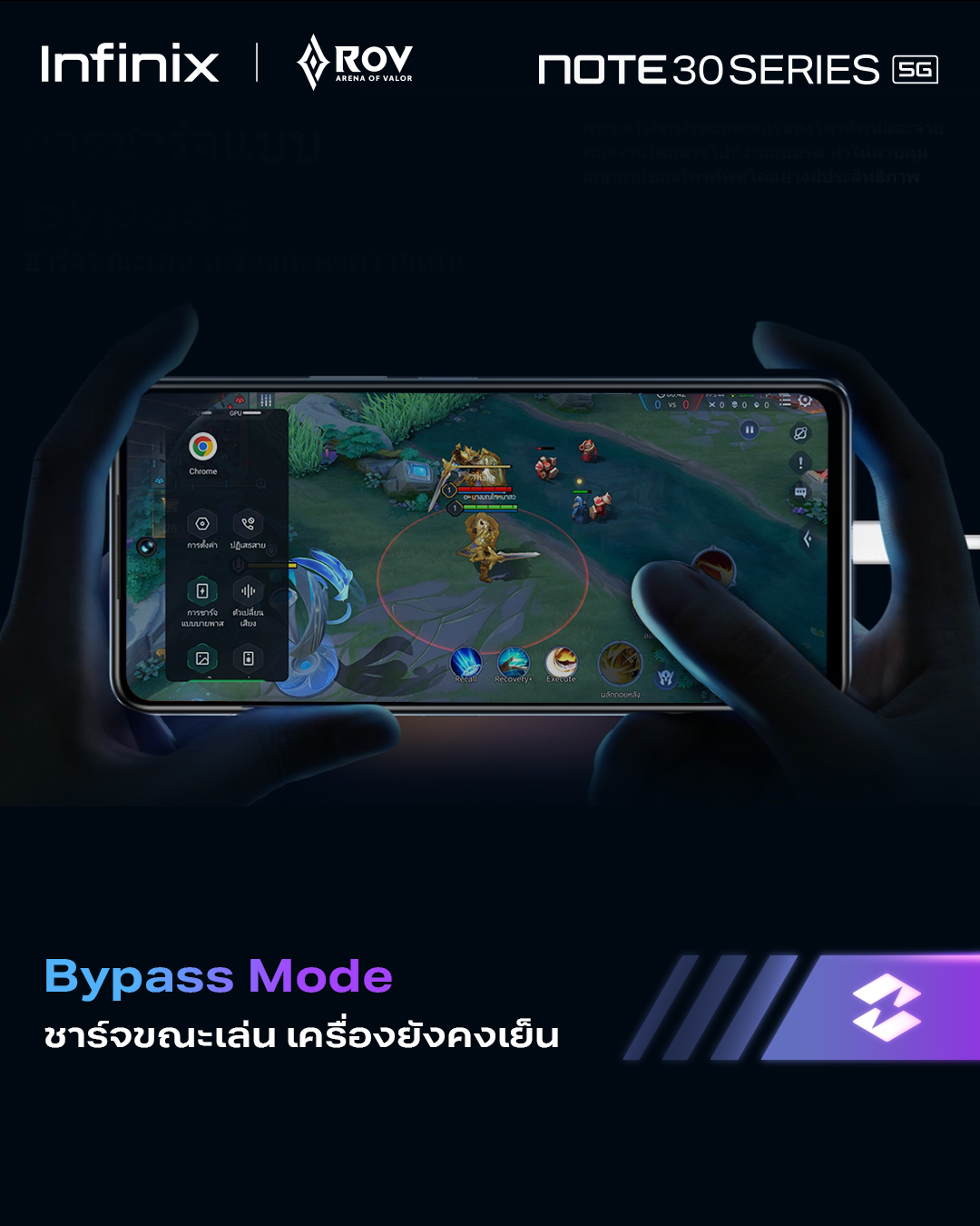 Infinix - ให้ความเย็นเป็นเรื่องของ NOTE 30 SERIES 5G เมื่อเปิดใช้งาน ...