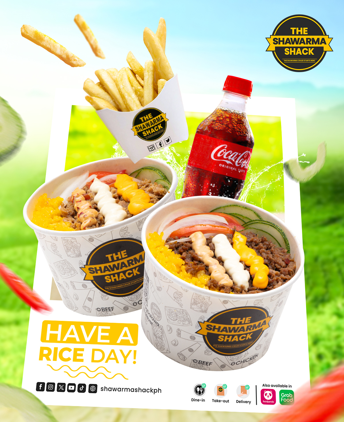 Shawarma Shack - Have a rice day, friendship! Gawing...