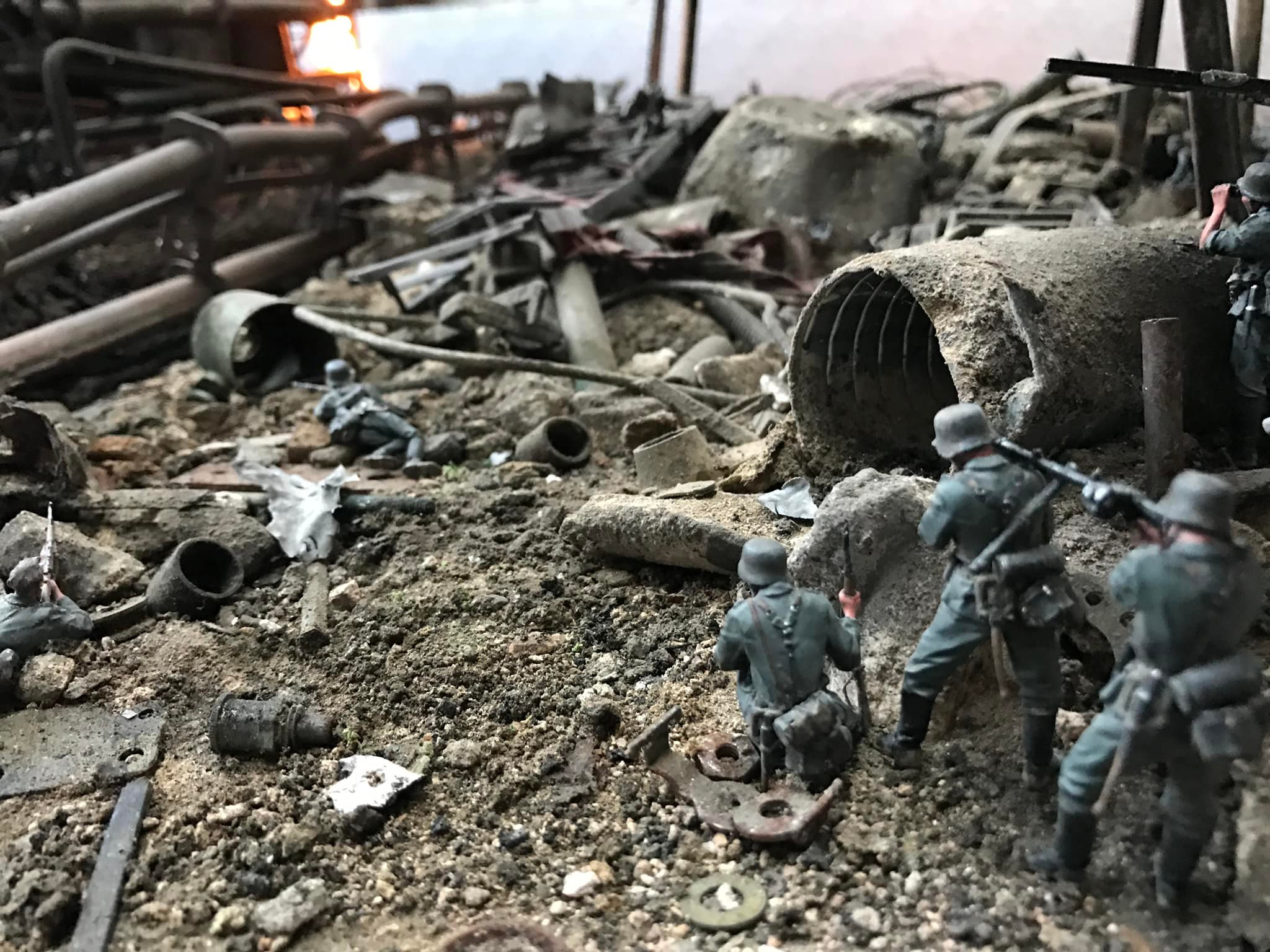 Hi ! My Big diorama ! Battle of Stalingrad ! 3mx2m ! one of my 3