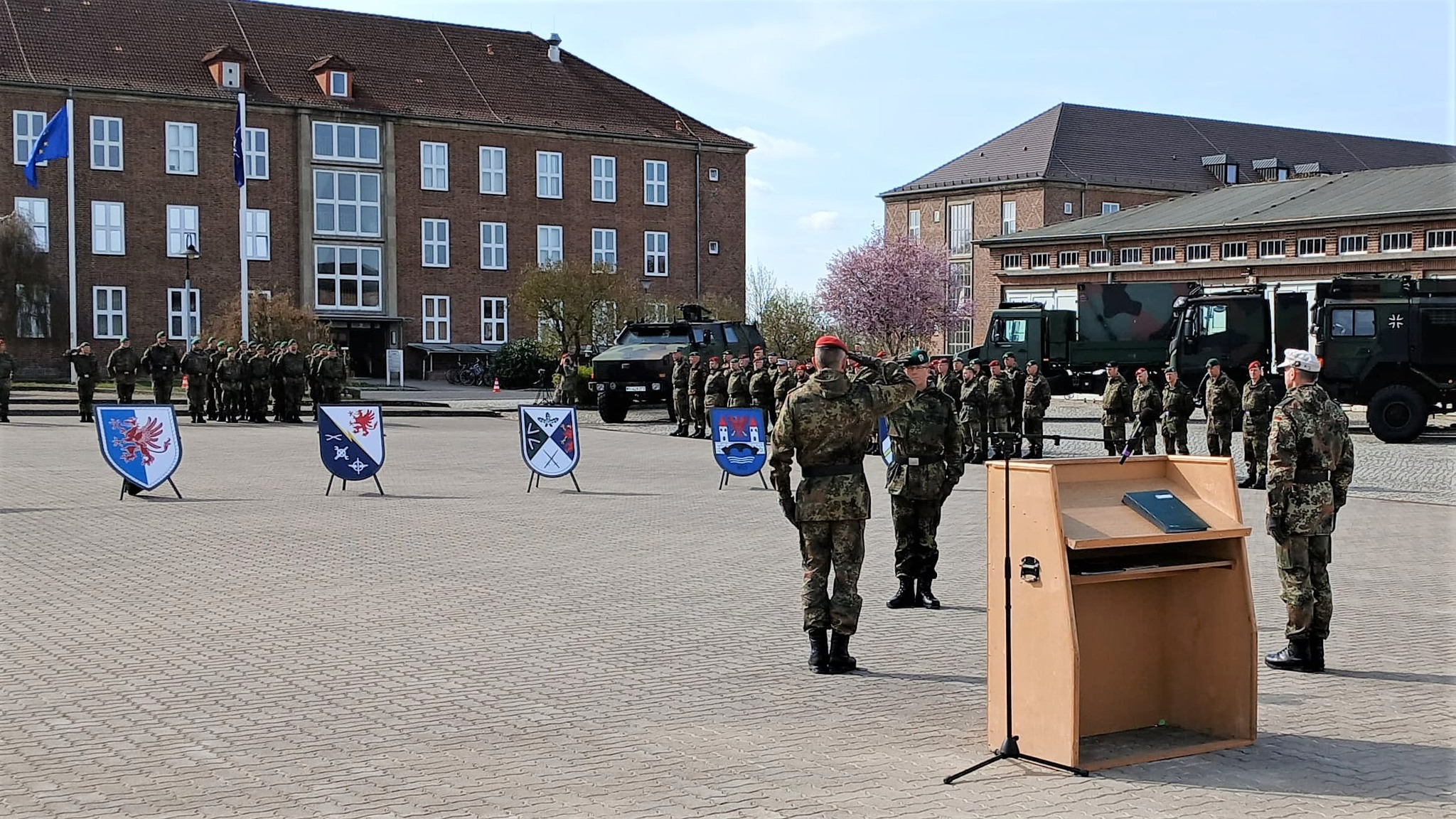Die Bundeswehr in Brandenburg - Bataillonskommandeur Oberstleutnant ...