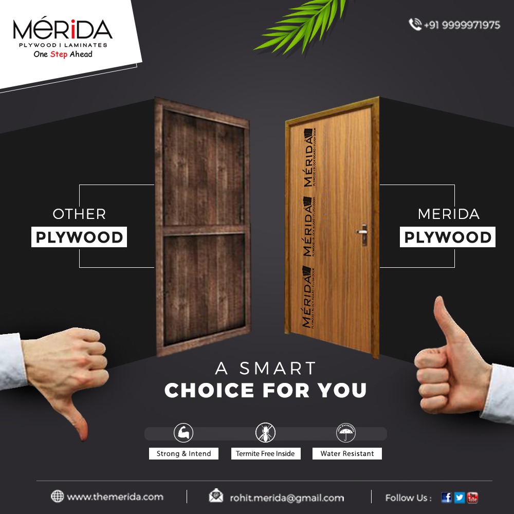 A Smart Choice For You... - Merida Plywood & Laminates