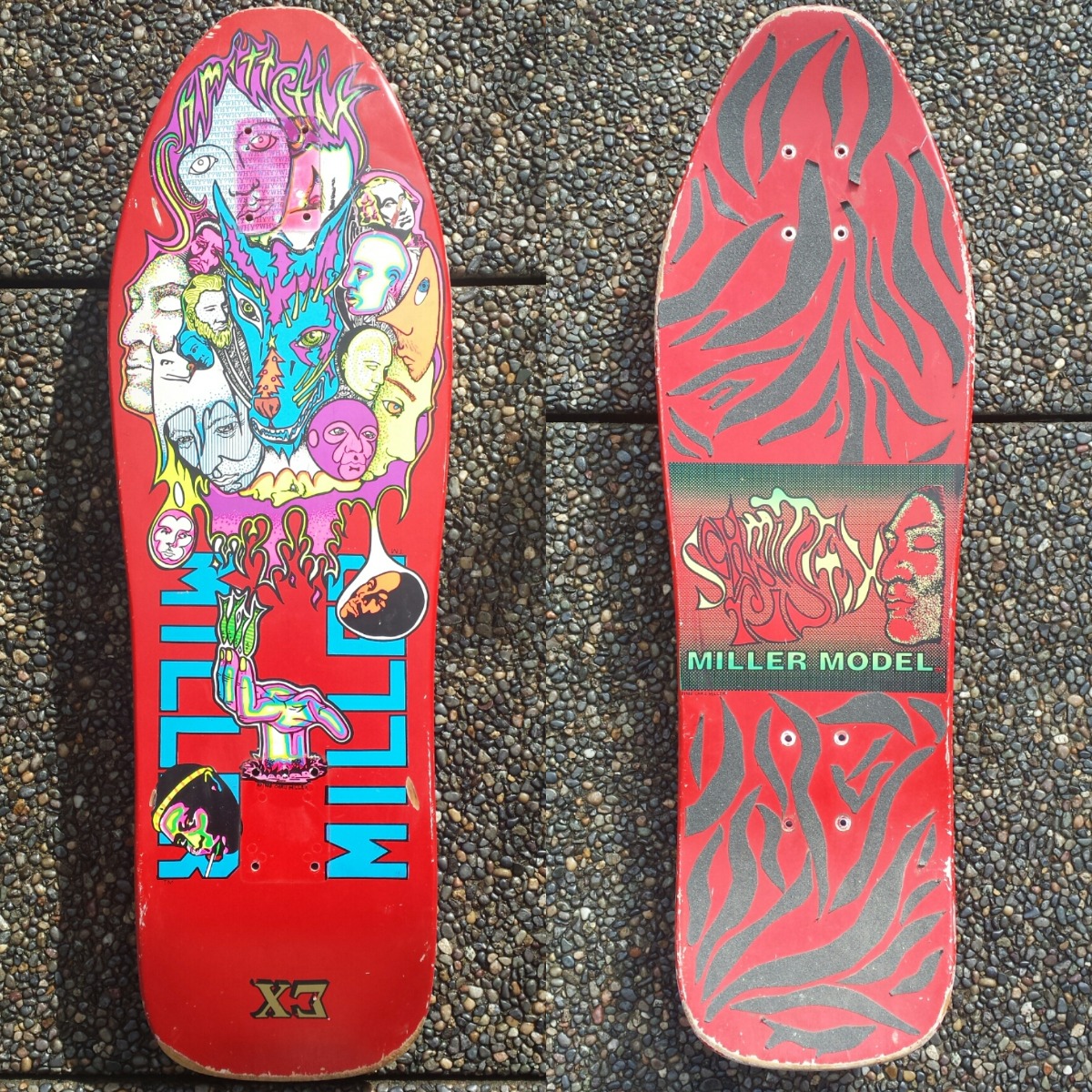 Restored 1988 Schmitt Stix Steve Douglas skateboard