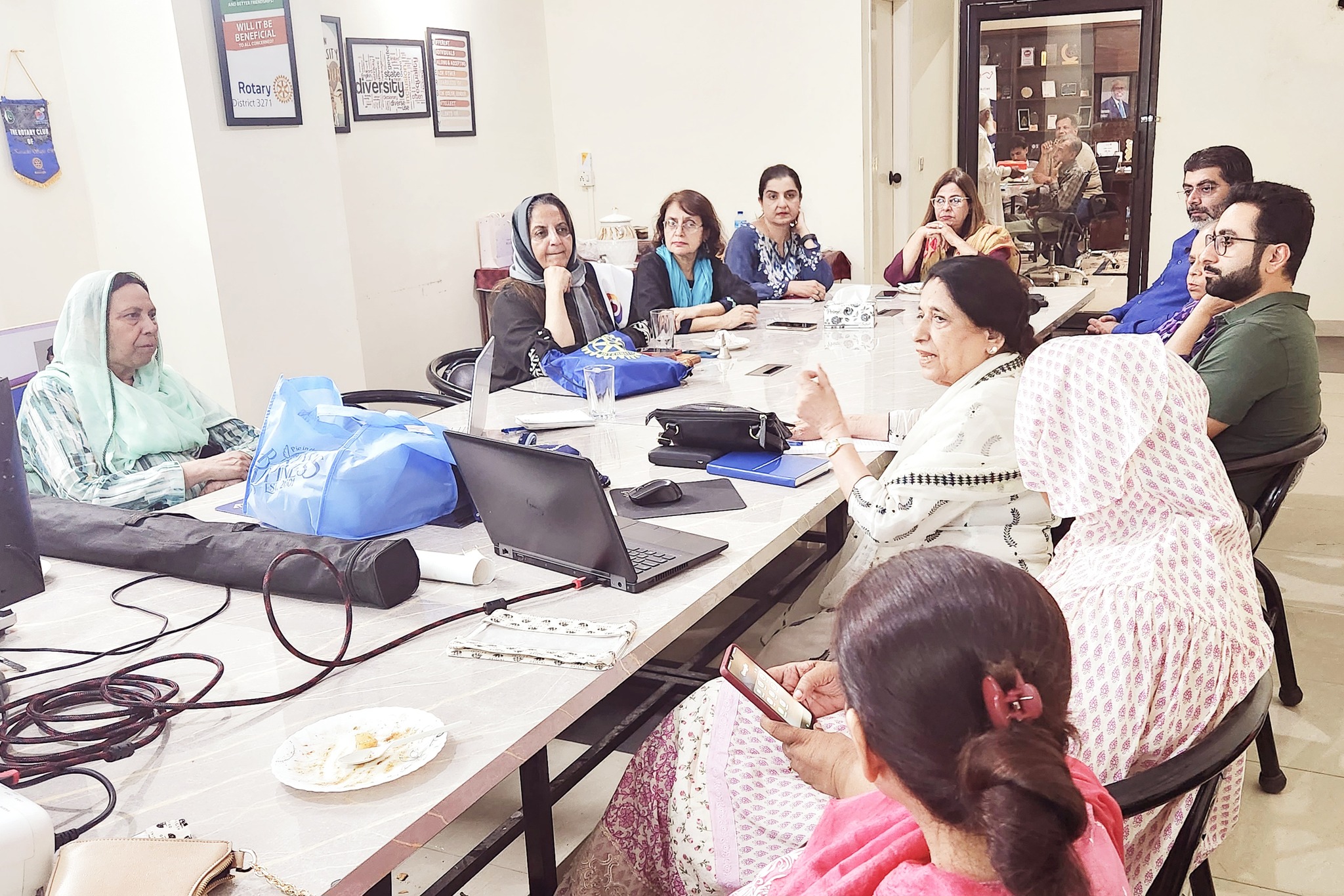 At the meeting today,... - Rotary Club Karachi New Central | Facebook