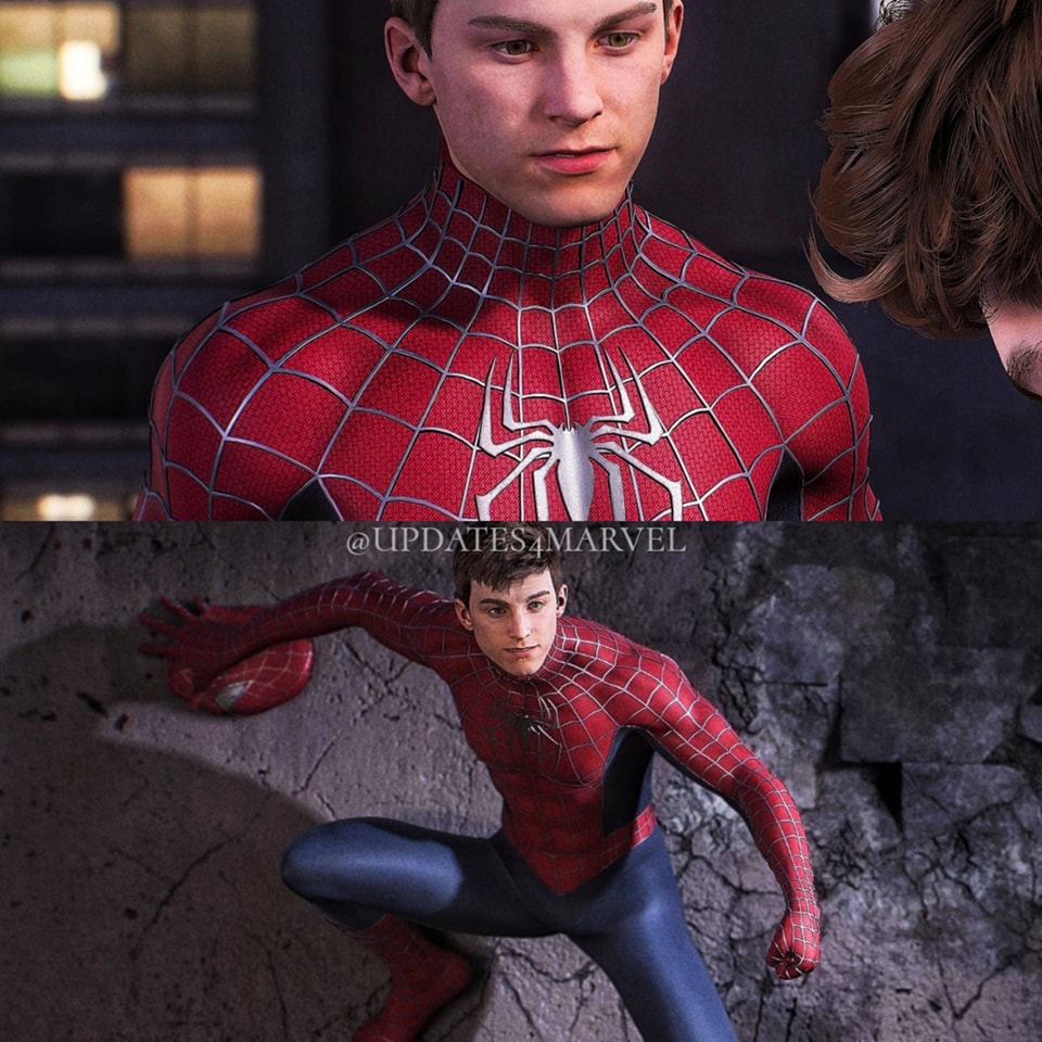 Marvel Updates - Updated Sam Raimi suit in #SpiderMan2!...
