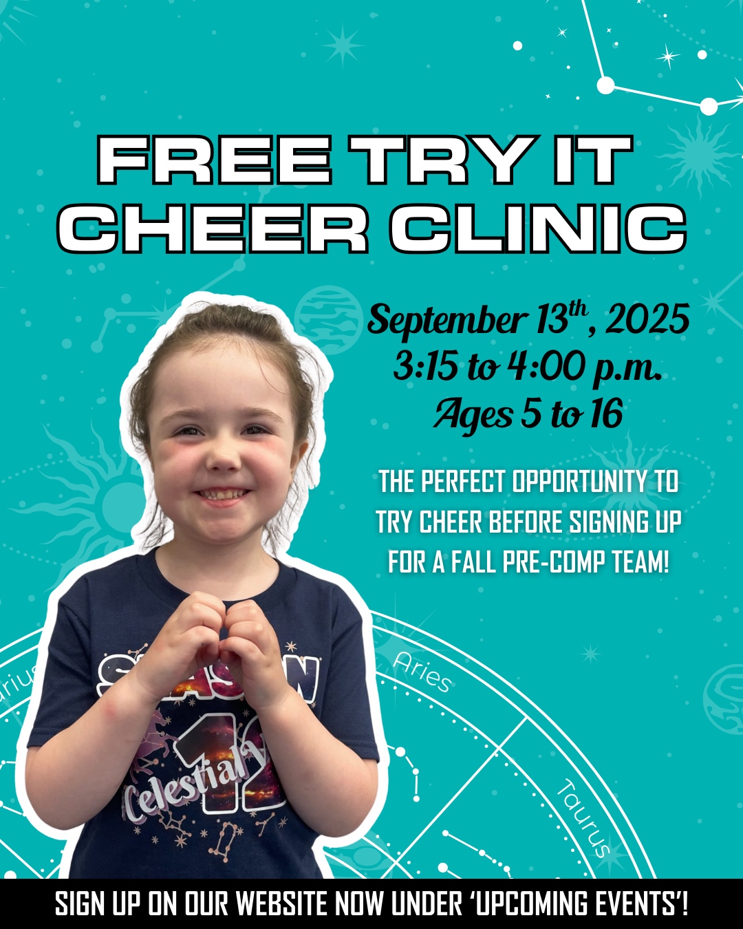 Zone - Try cheerleading for FREE on September 13th 😮 Our popular Try It ...