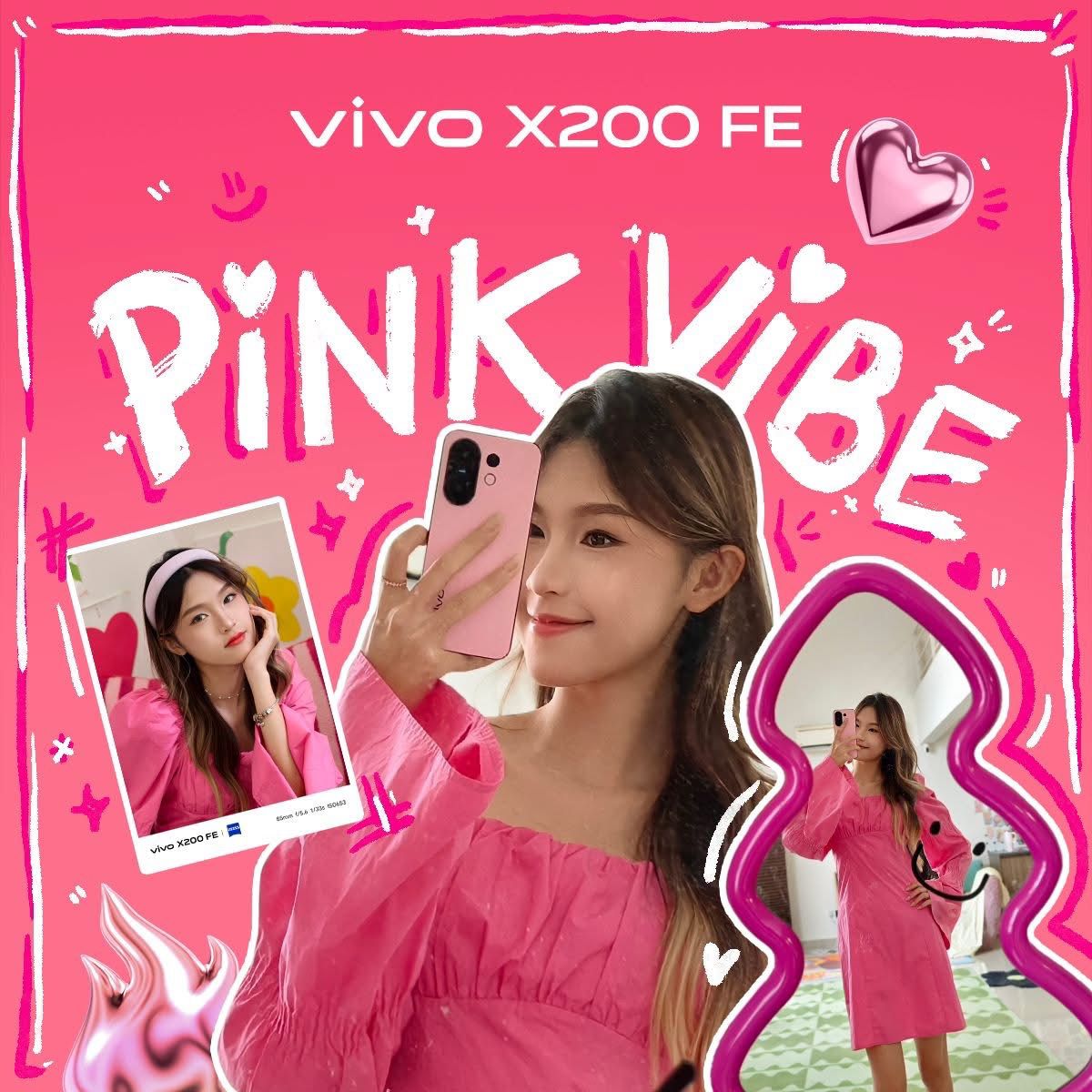 A TOUCH OF PINK, A WORLD OF ELEGANCE. The vivo X300 Halo Pink