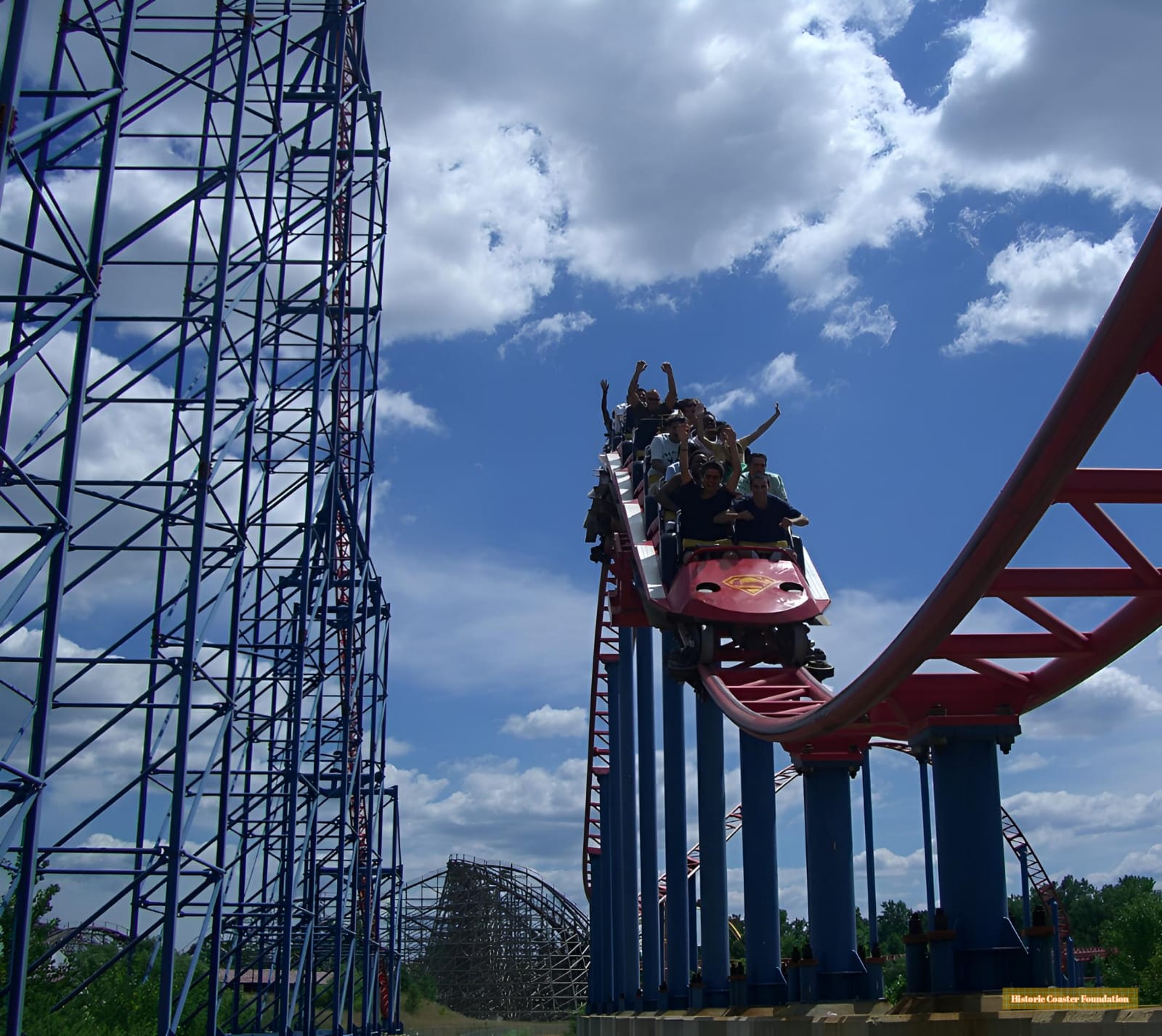Superman: Ride of Steel is a... - Historic Coaster Foundation | Facebook