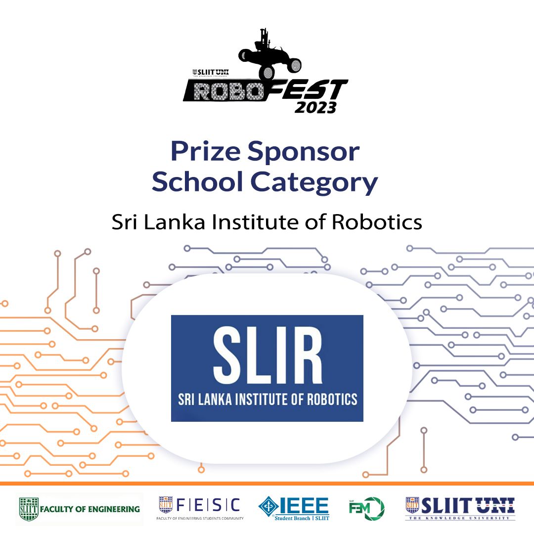 SLIIT - We are proud to introduce SLIR as our Prize...