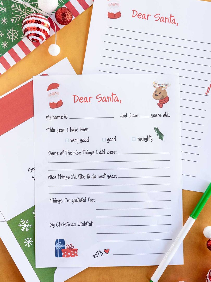 Play Party Plan - LETTER TO SANTA TEMPLATES - fun way to...
