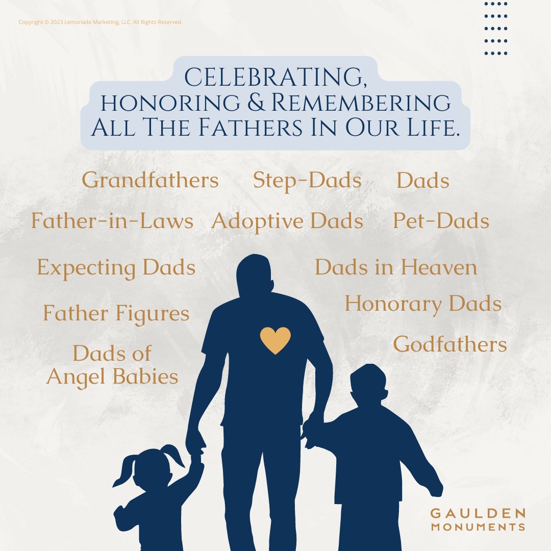 To all the types of dads and fathers.... - Gaulden Monuments