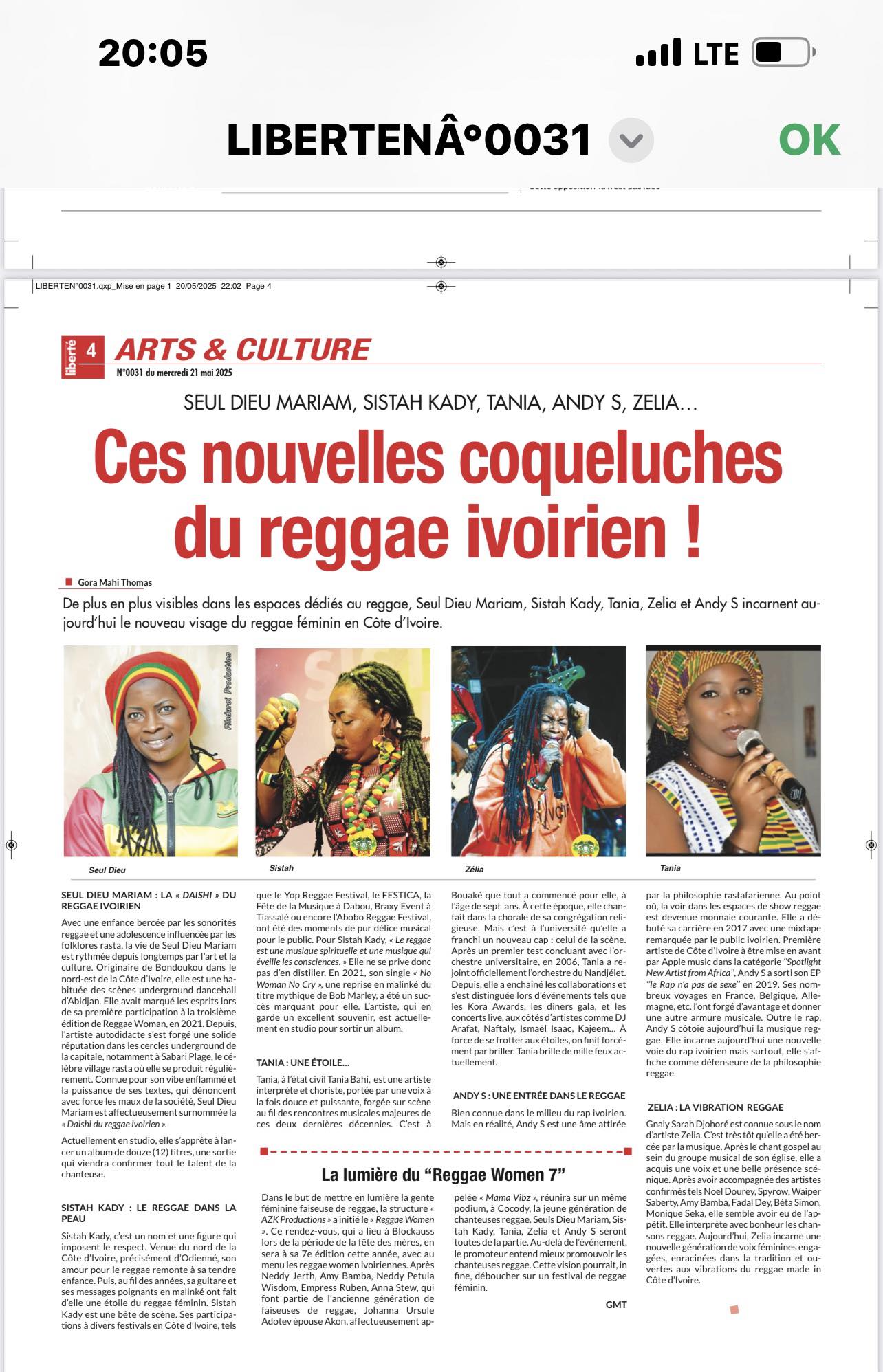 AZK - Elles font bouger les lignes du reggae ivoirien !” Merci au ...