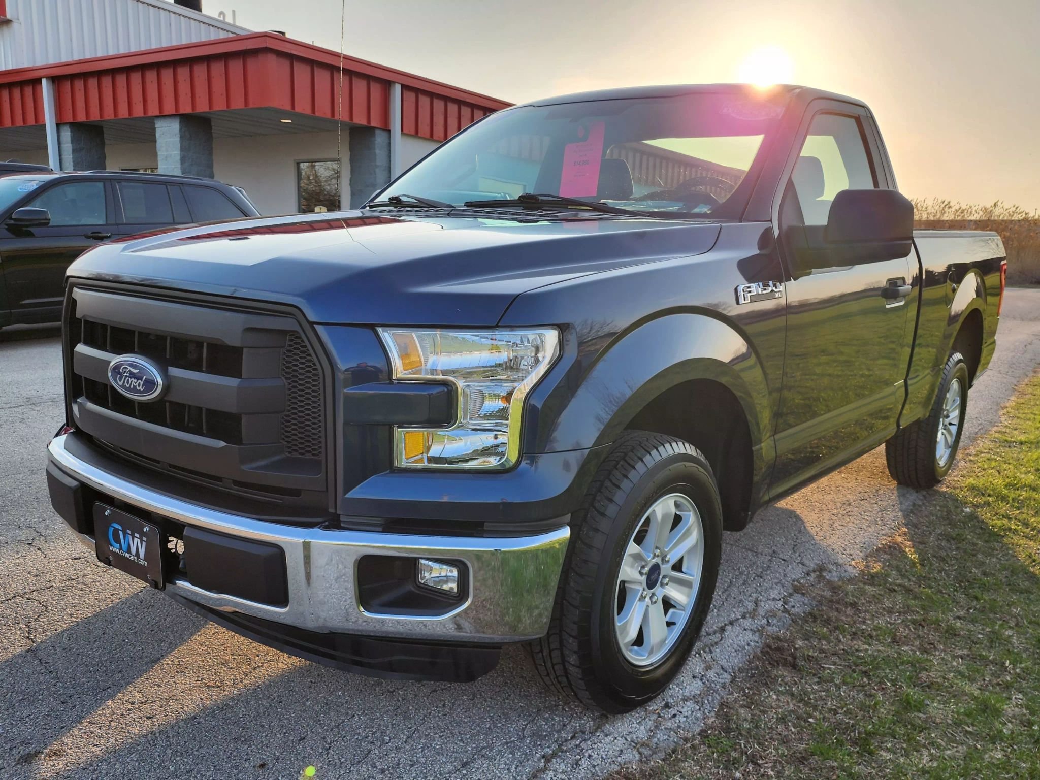 TCA Window Visor Rain Guard – For 2015-2018 Ford F150 Regular Cab (2-Door, Acrylic)