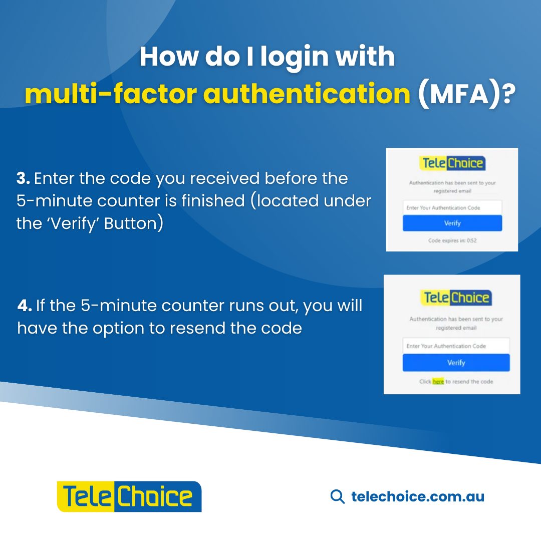 TeleChoice - How to login with Multi-Factor Authentication...