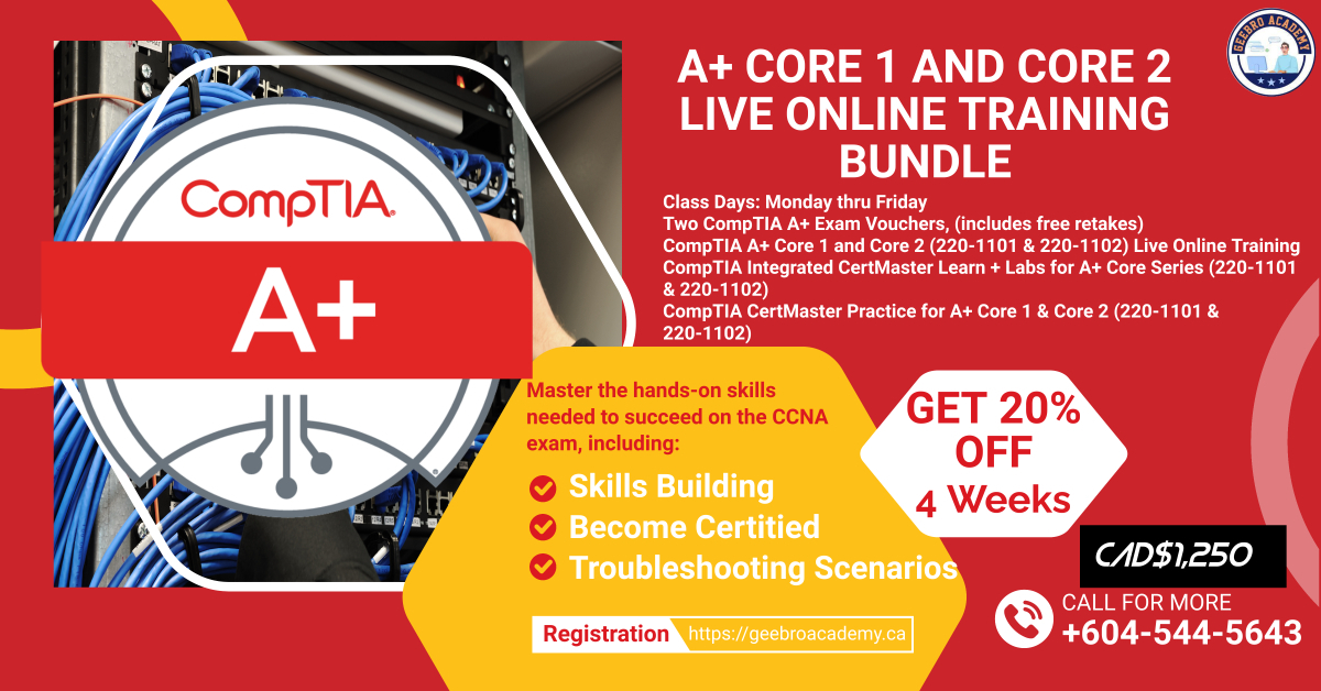 Geebro Academy - What is CompTIA Live Online Training...