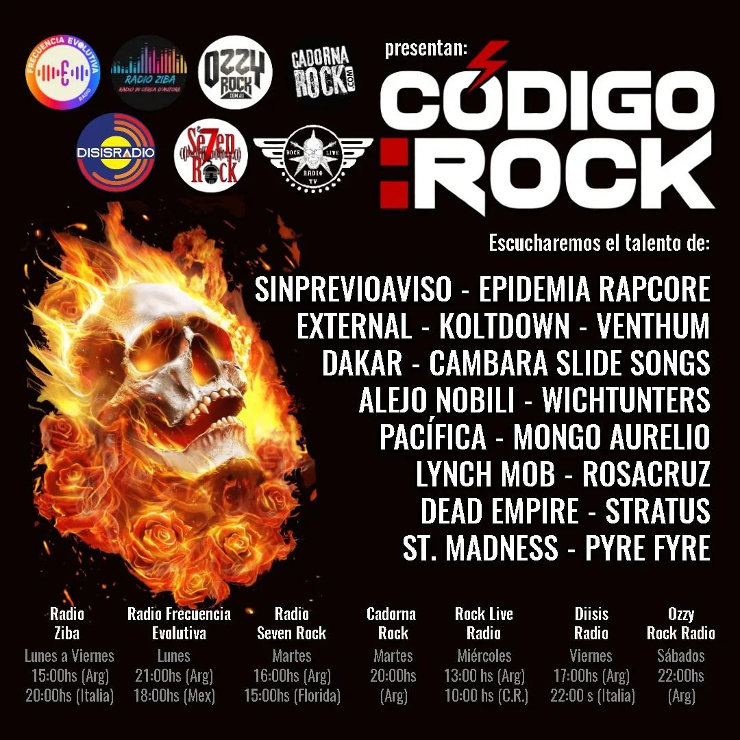Código - ⚡Sábado 7 de octubre ⚡ 22:00 HORAS 🇦🇷 PROGRAMA 102 🙌🎶 desde la ...