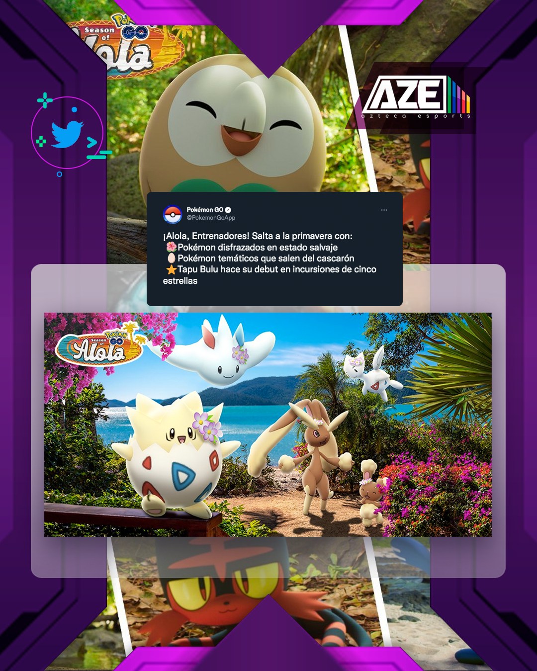 Azteca Esports - ¡Nuevos Pokémon disfrazados durante el...