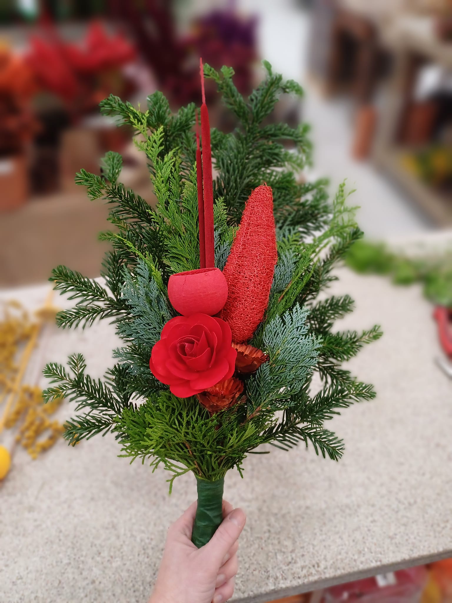 Allerheiligen Grabstrauß für die Vase.💐