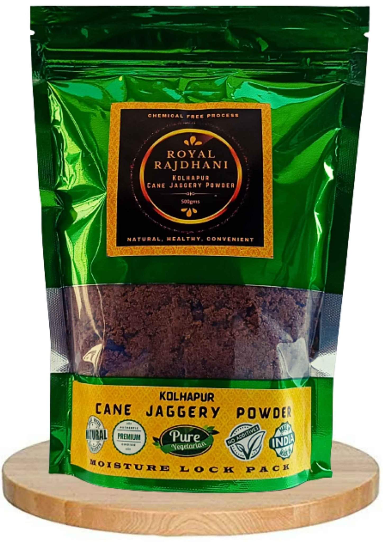 Royal Rajdhani cane Jaggery Powder & Jaggery Cubes
