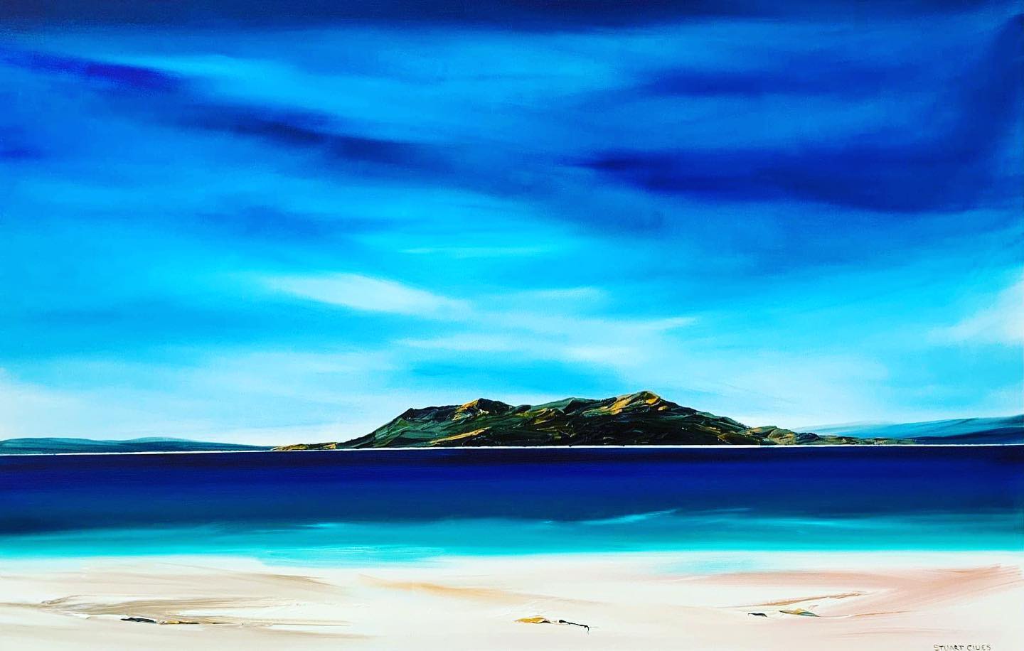 Huon Art - Stuart Clues - Stuart's paintings capture the...