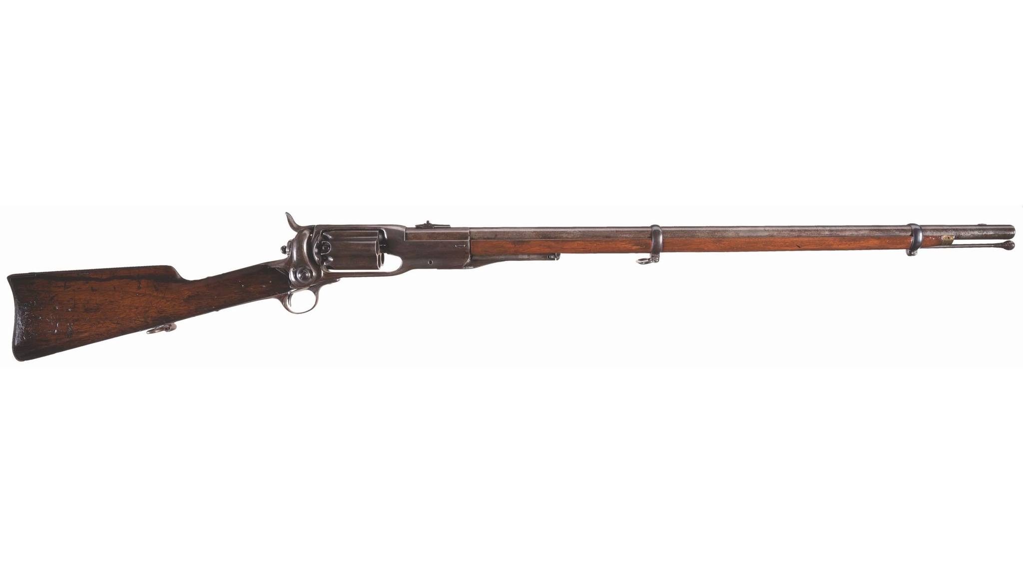 Colt M1855 Root revolving rifle Designed by Elisha K. Root and